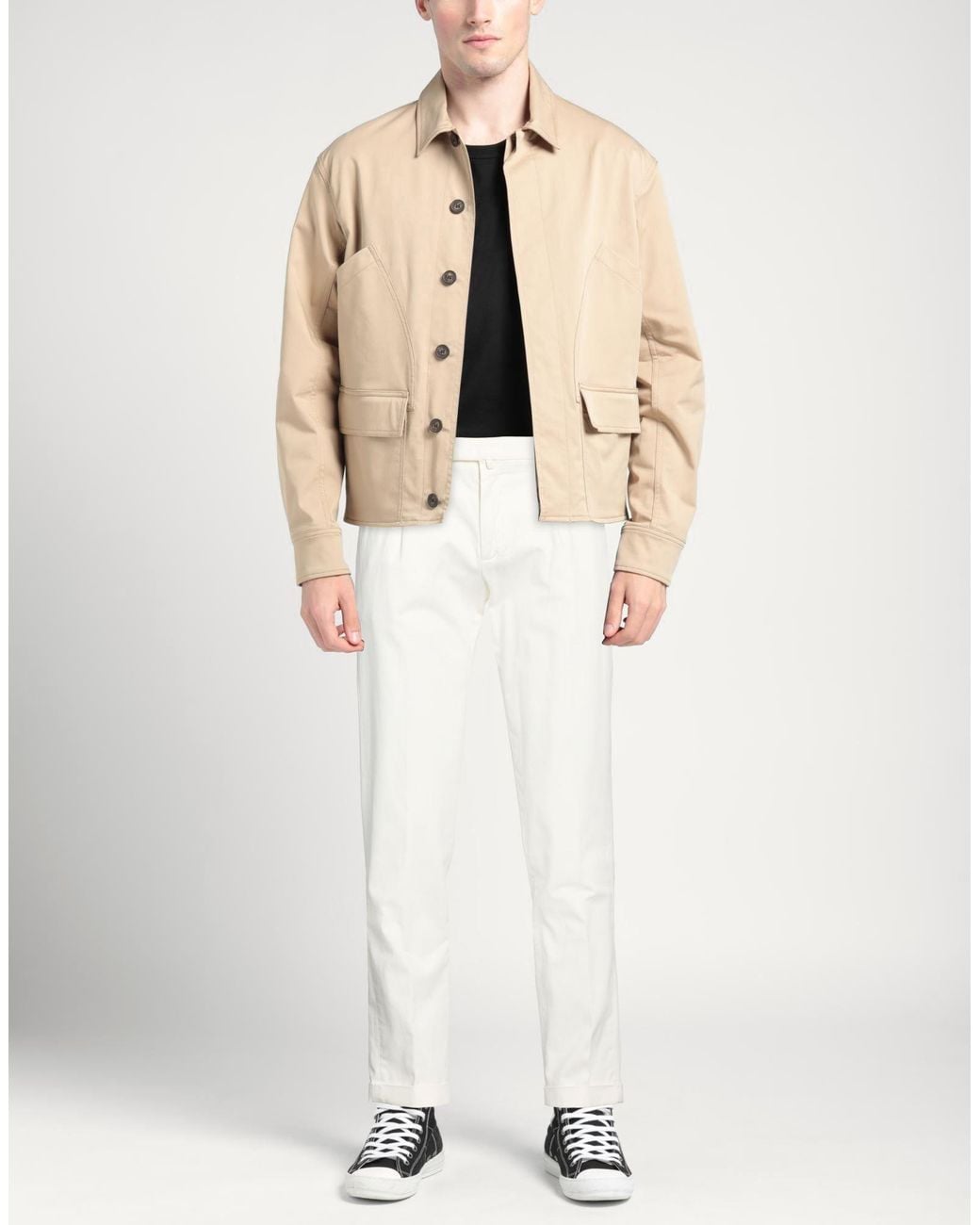 Briglia 1949 White Pants Cotton, Elastane for men