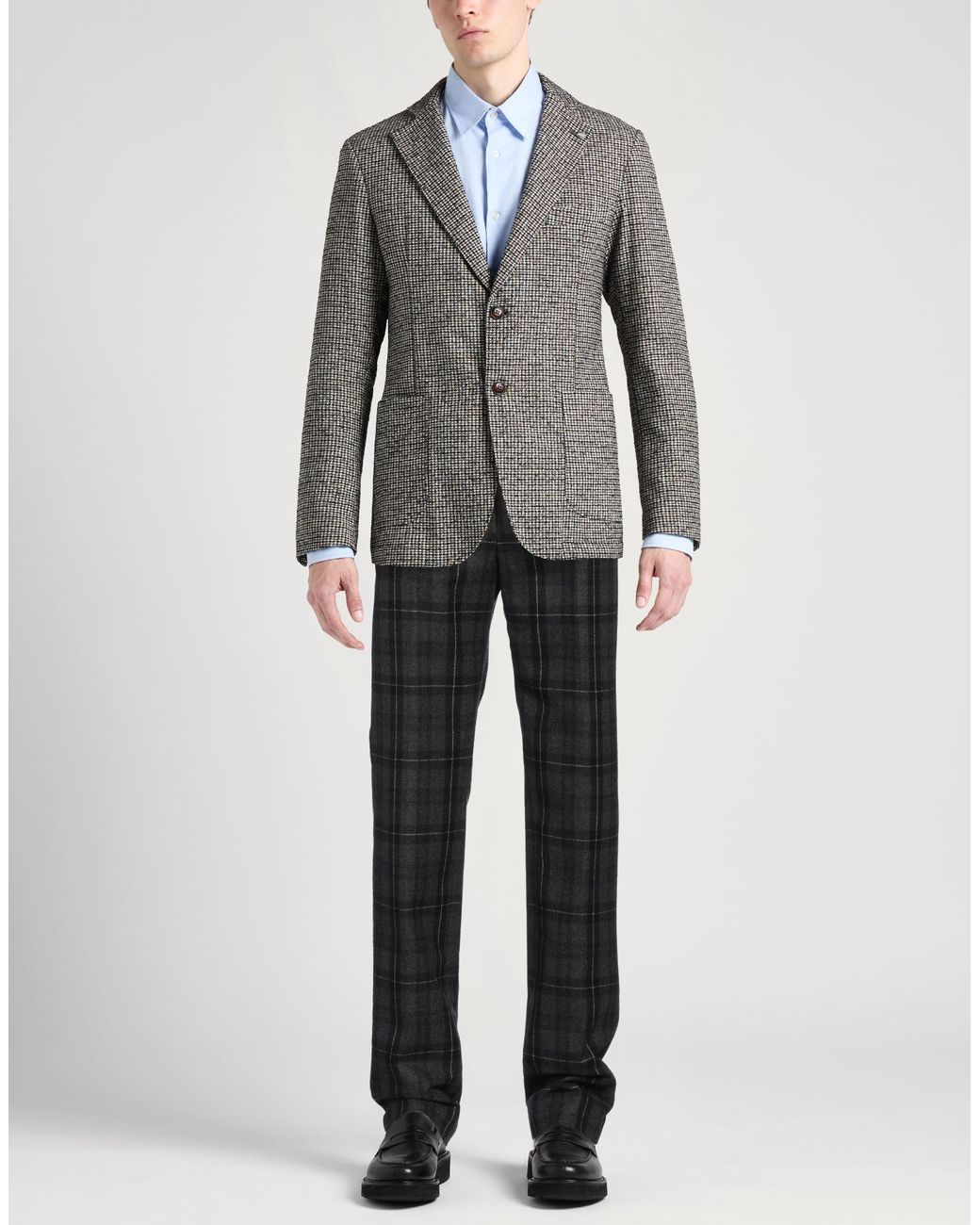 Thom Browne Black Charcoal Pants Wool, Cashmere for men