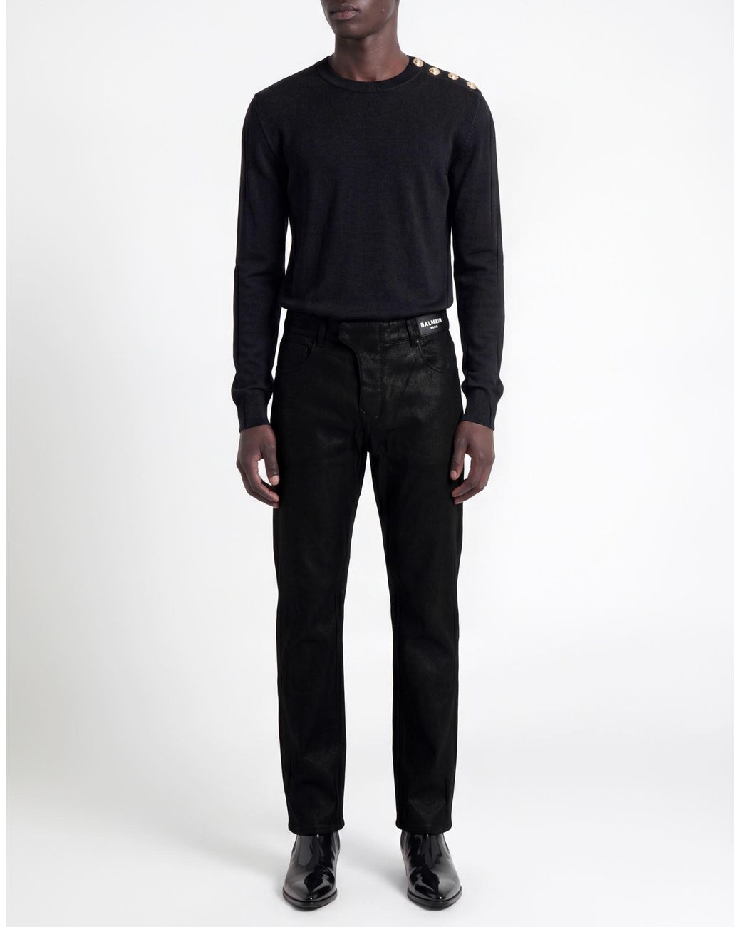 Balmain Black Jeans for men