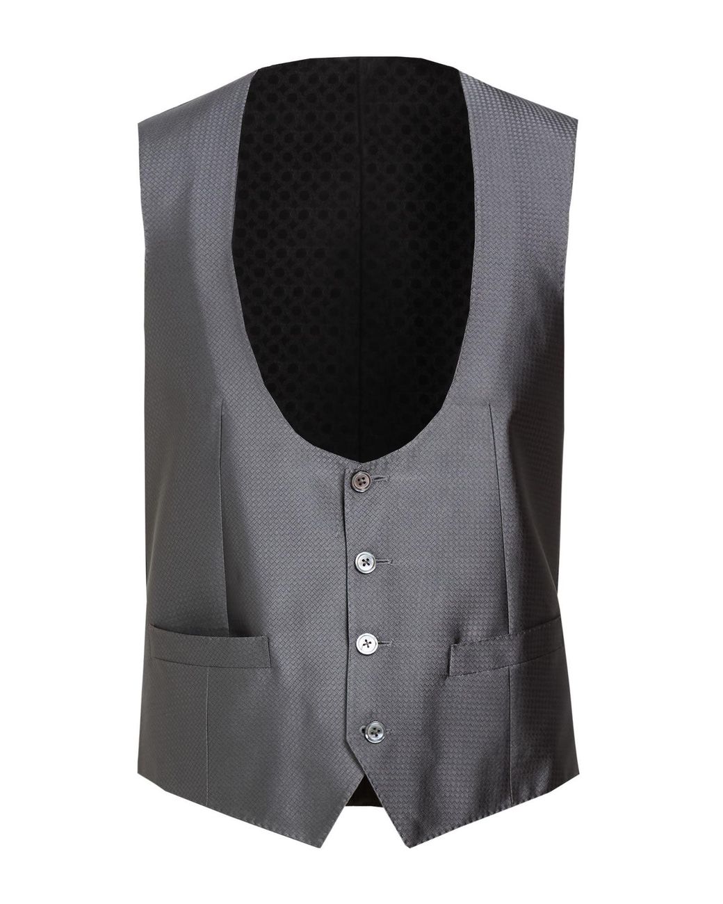 Corneliani Black Waistcoat for men