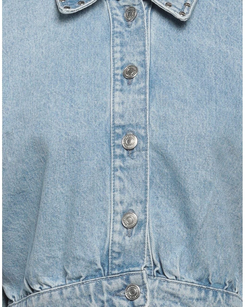 Maje Blue Denim Outerwear