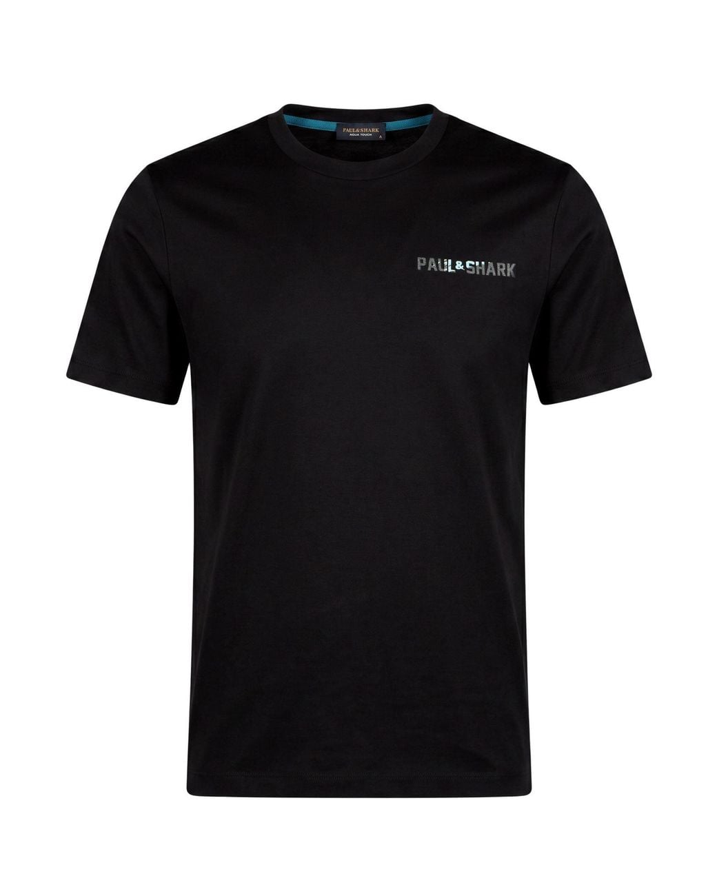 Paul & Shark Black T-Shirt Cotton for men