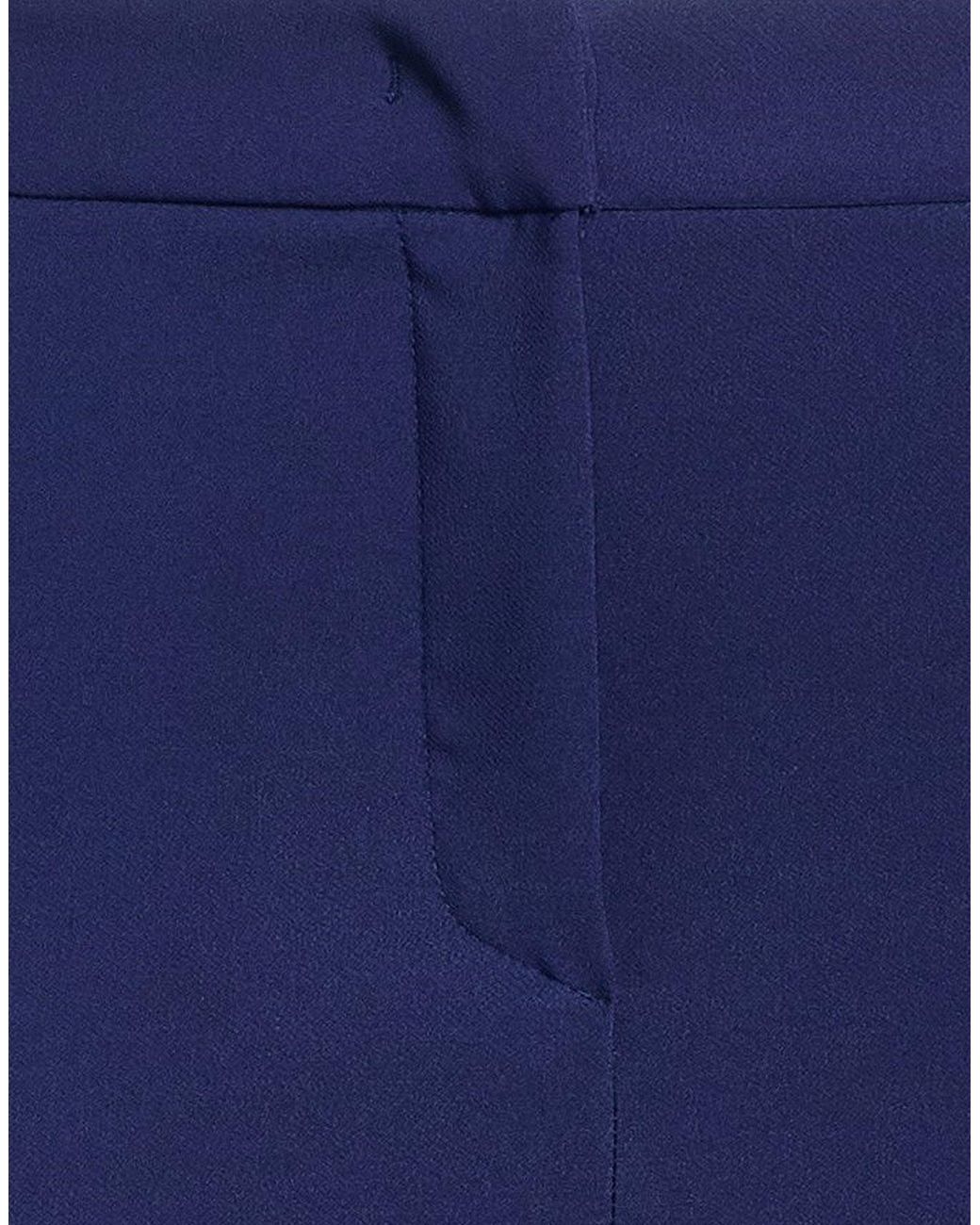 Hanita Blue Pants Polyester, Elastane