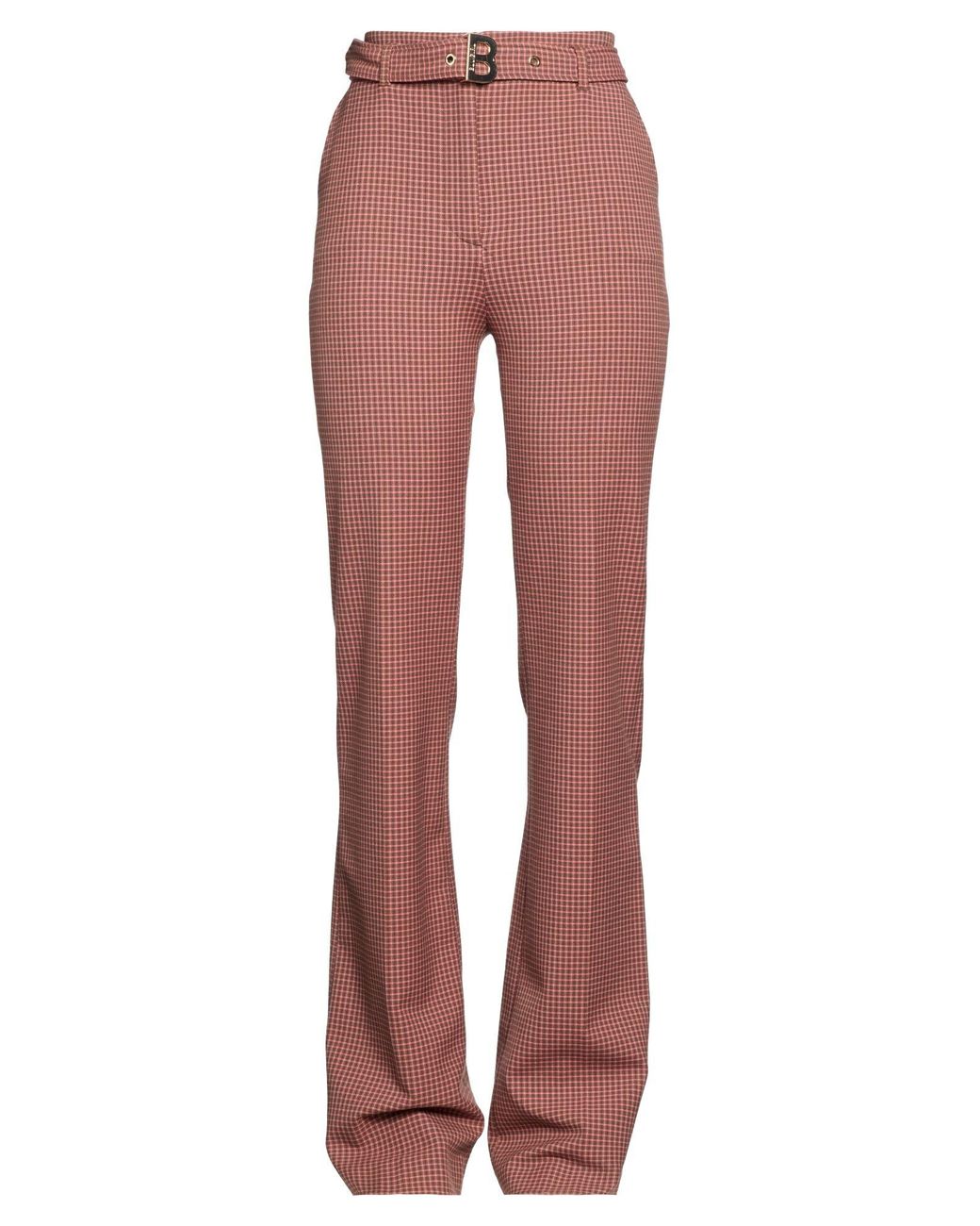 Blugirl Blumarine Red Pants Polyester, Viscose, Elastane