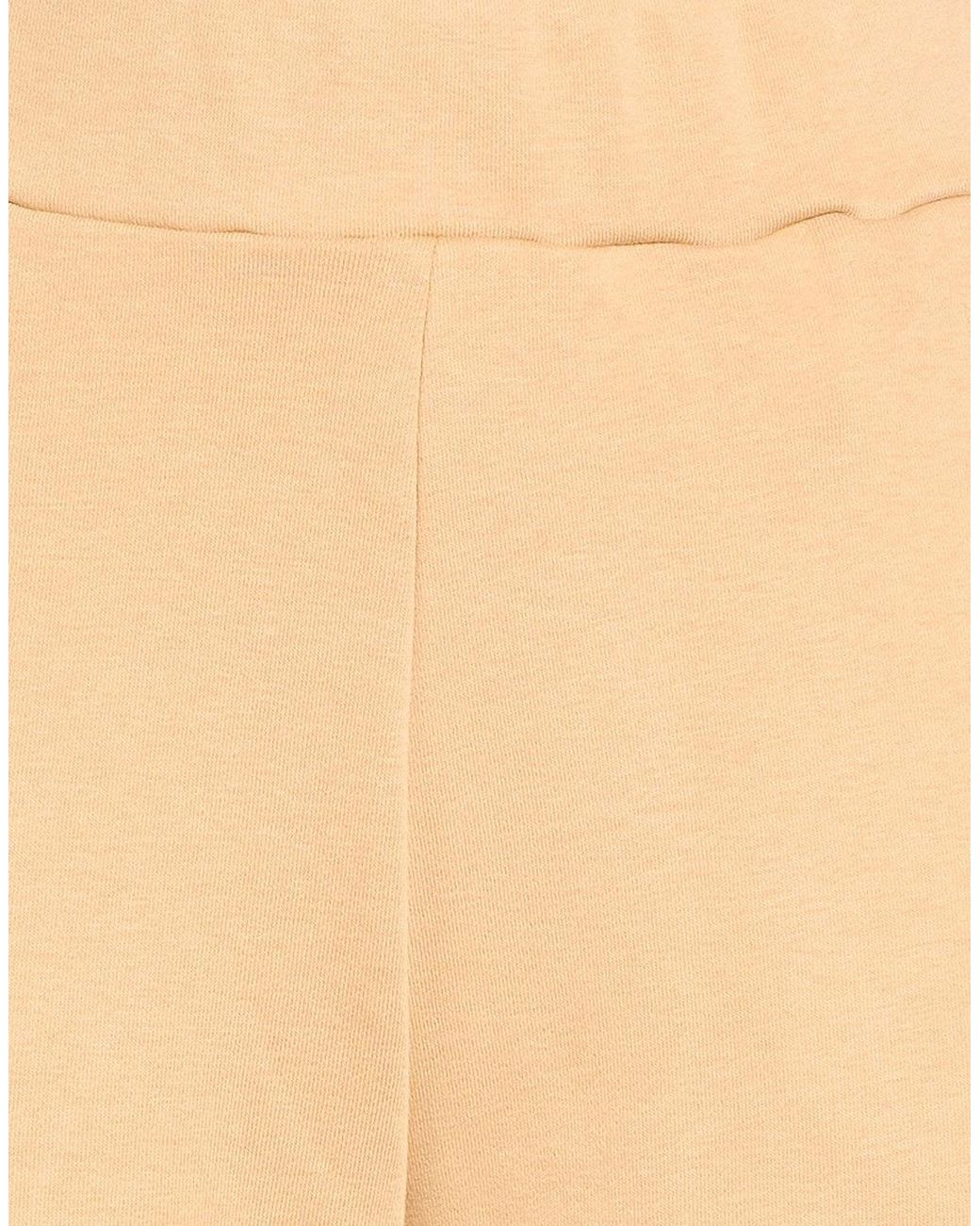 Calvin Klein Natural Camel Pants Cotton, Polyester