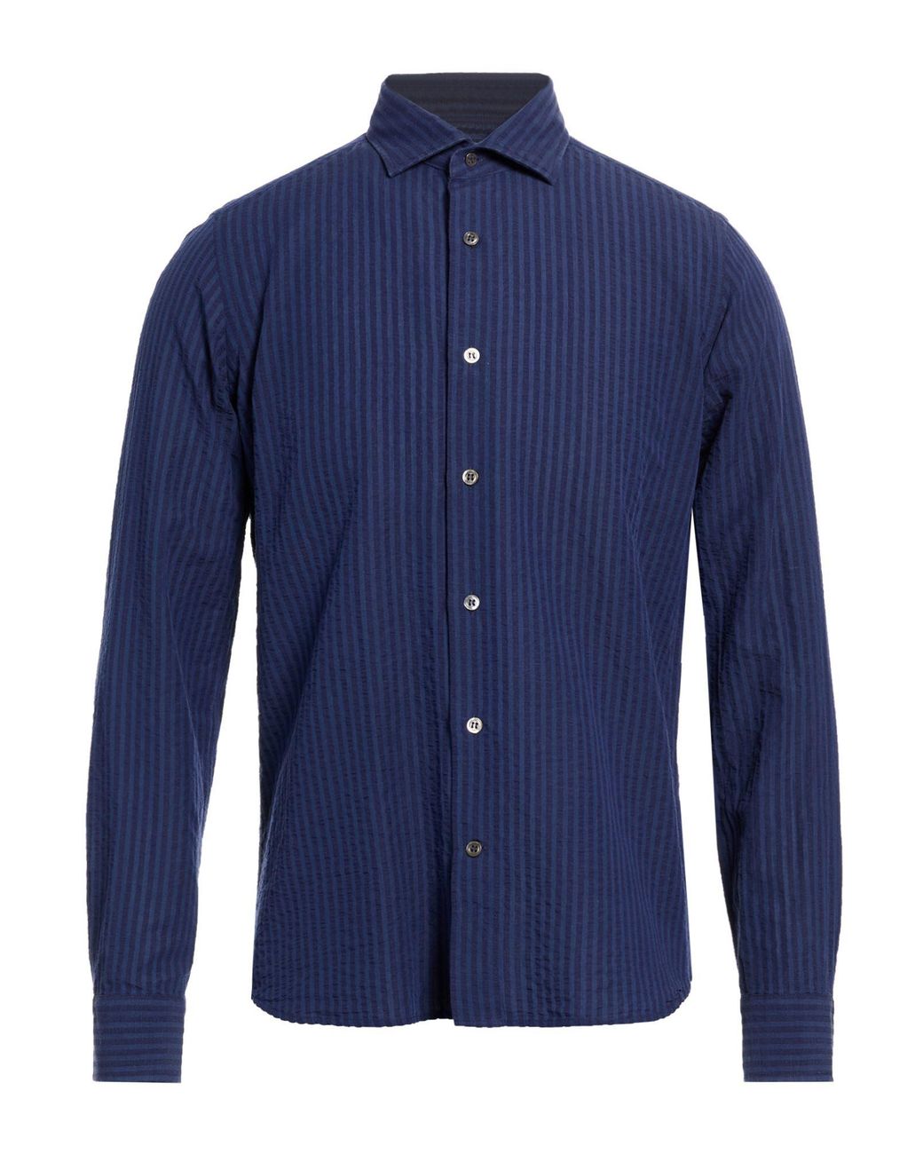 Alea Blue Shirt Cotton, Linen for men