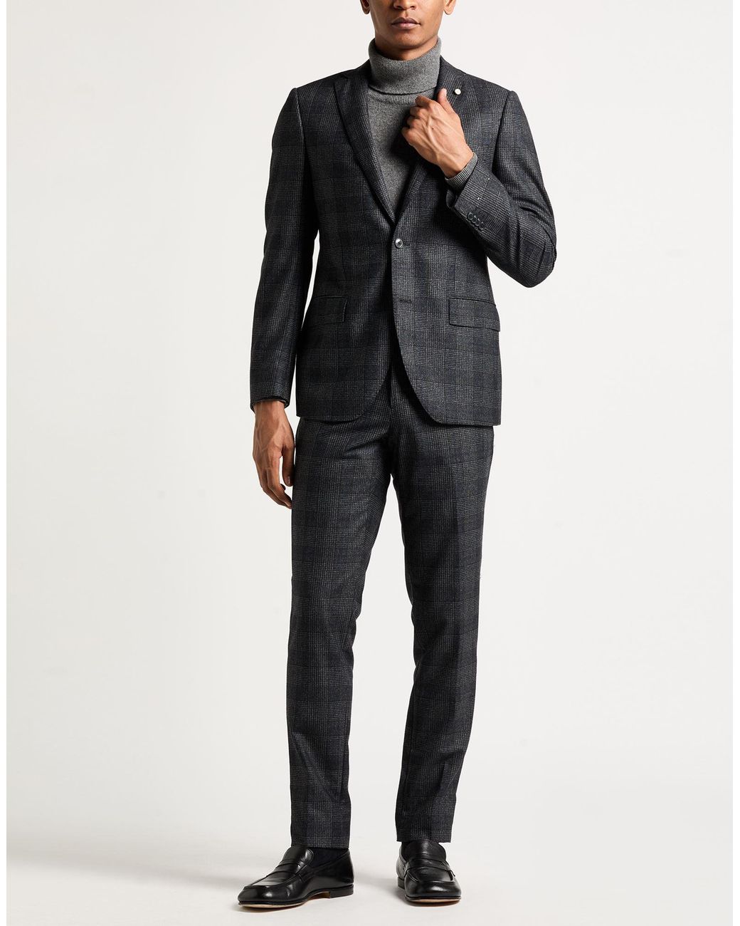 Luigi Bianchi Blue Suit for men