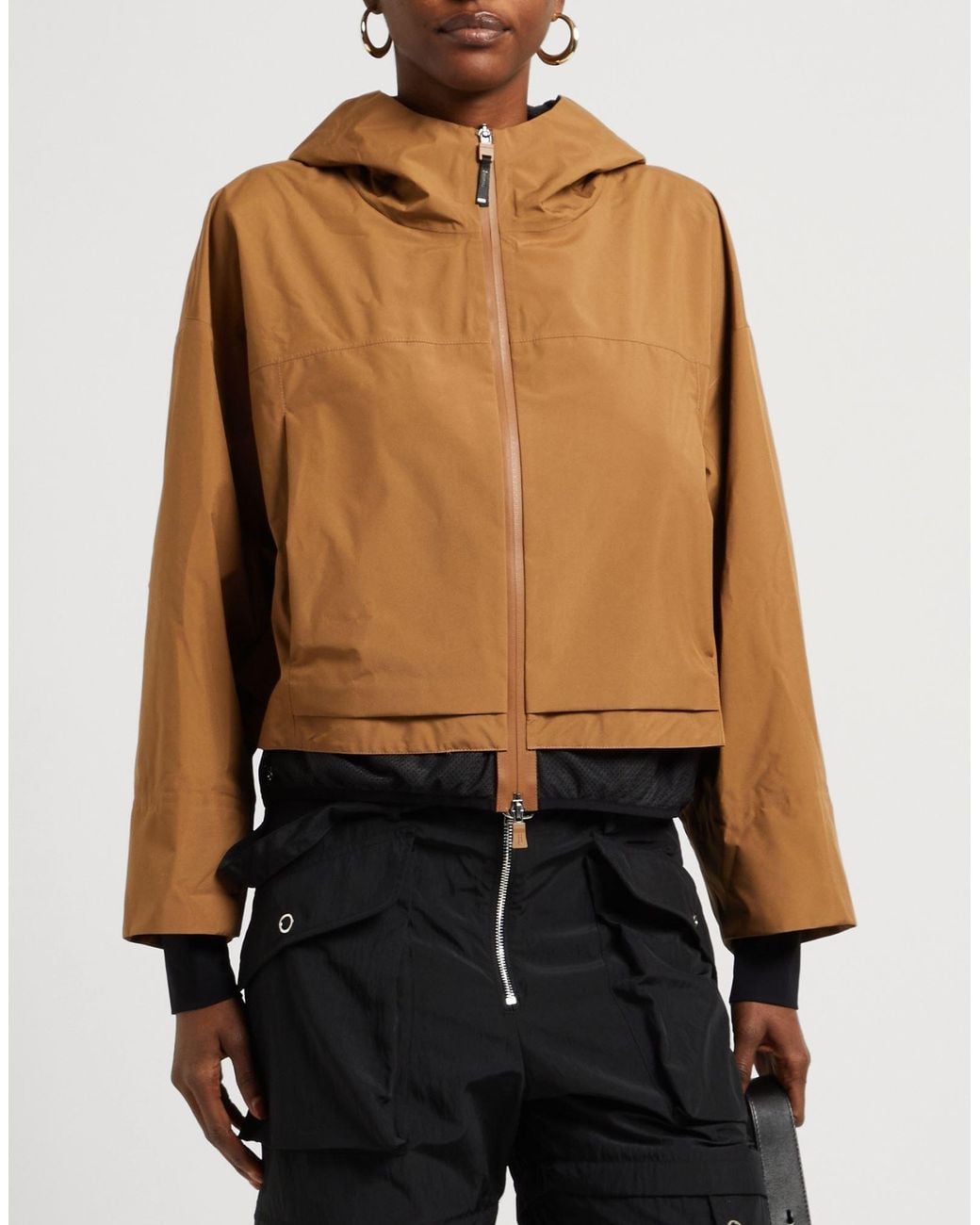 Herno Orange Laminar Jacket Polyester