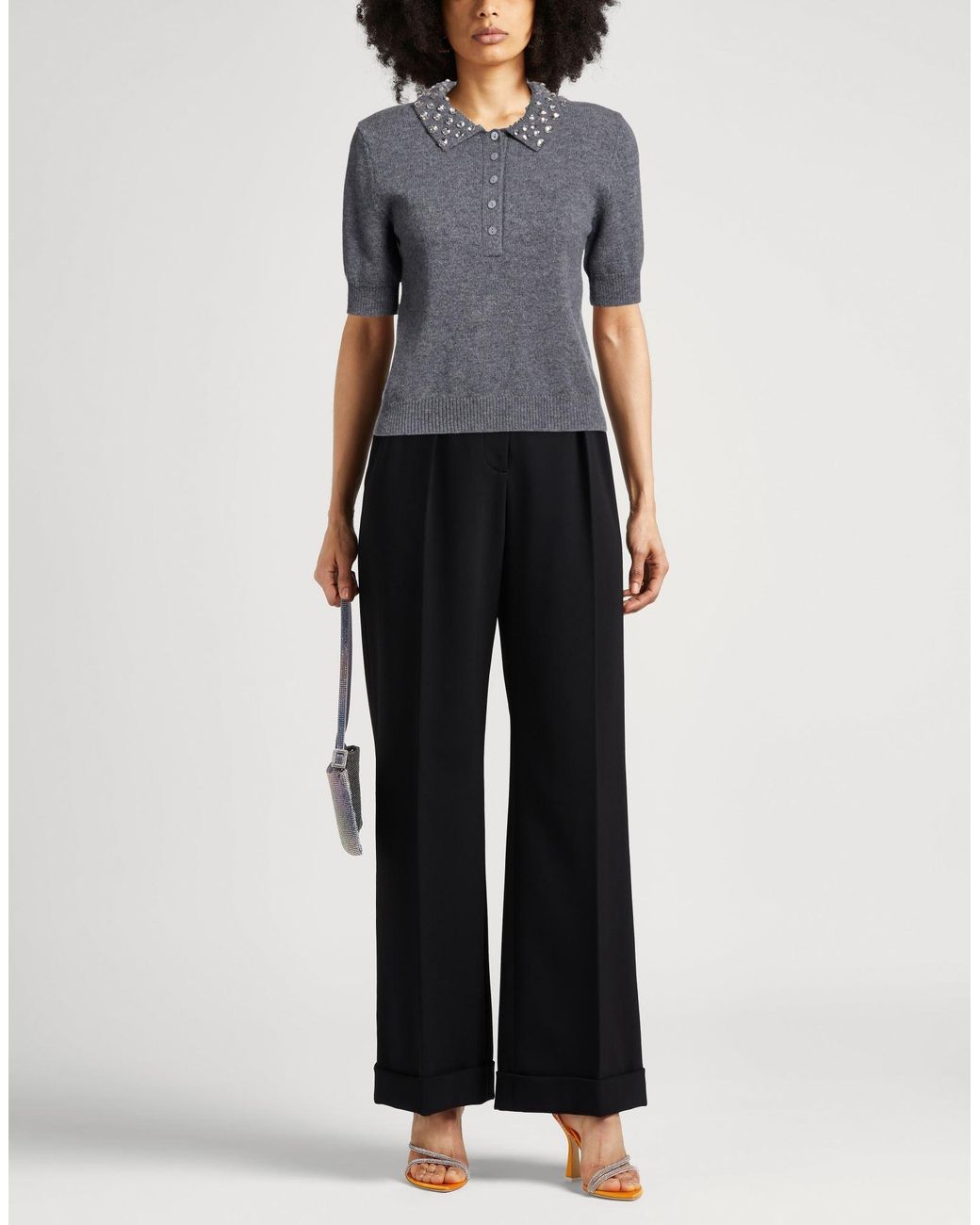 Blumarine Gray Pullover