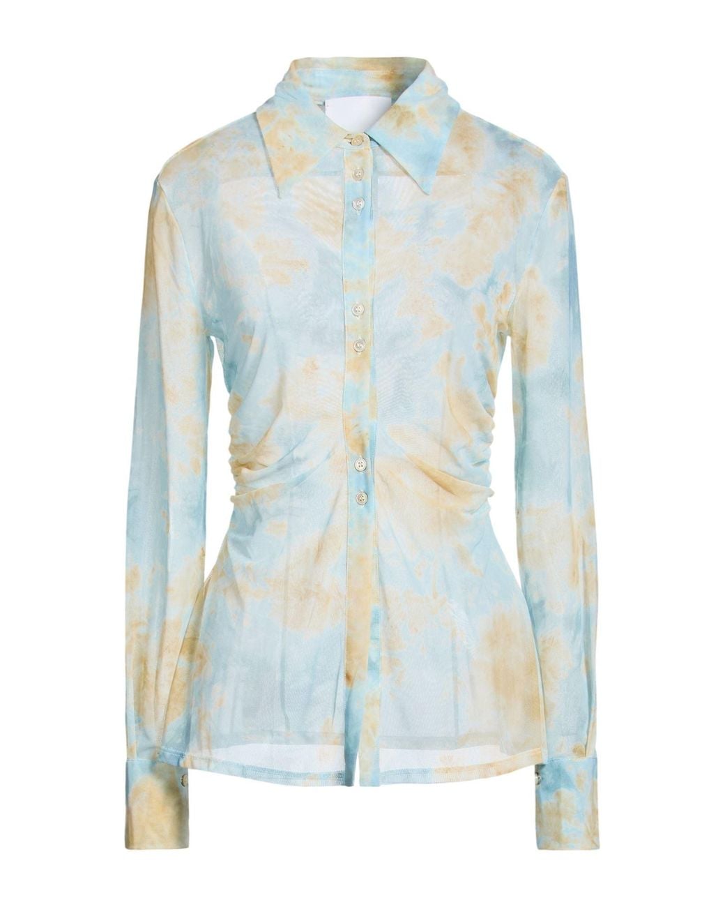 Erika Cavallini Semi Couture Blue Shirt