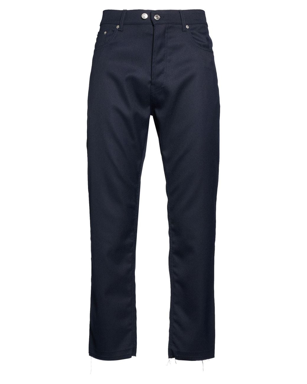 Department 5 Blue Midnight Pants Polyester, Viscose, Elastane for men