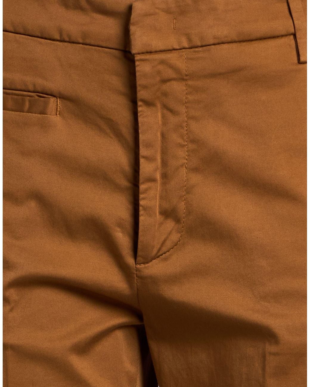 Dondup Brown Pants Cotton, Elastane