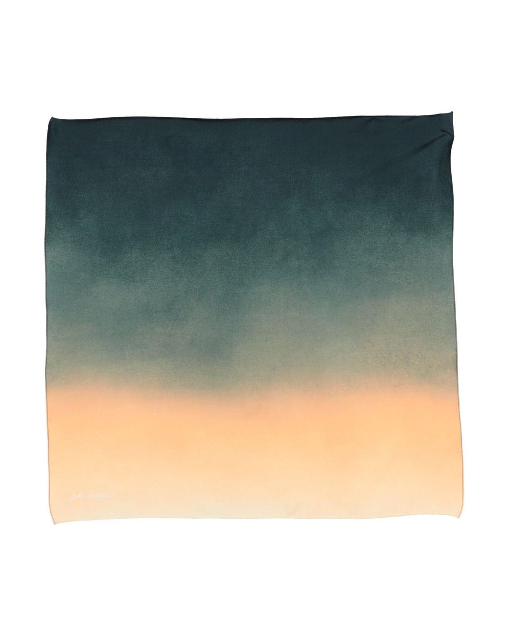 Jil Sander Green Scarf