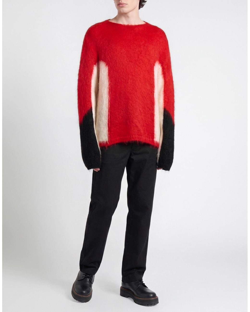 424 Red Sweater Mohair Wool, Acrylic for men