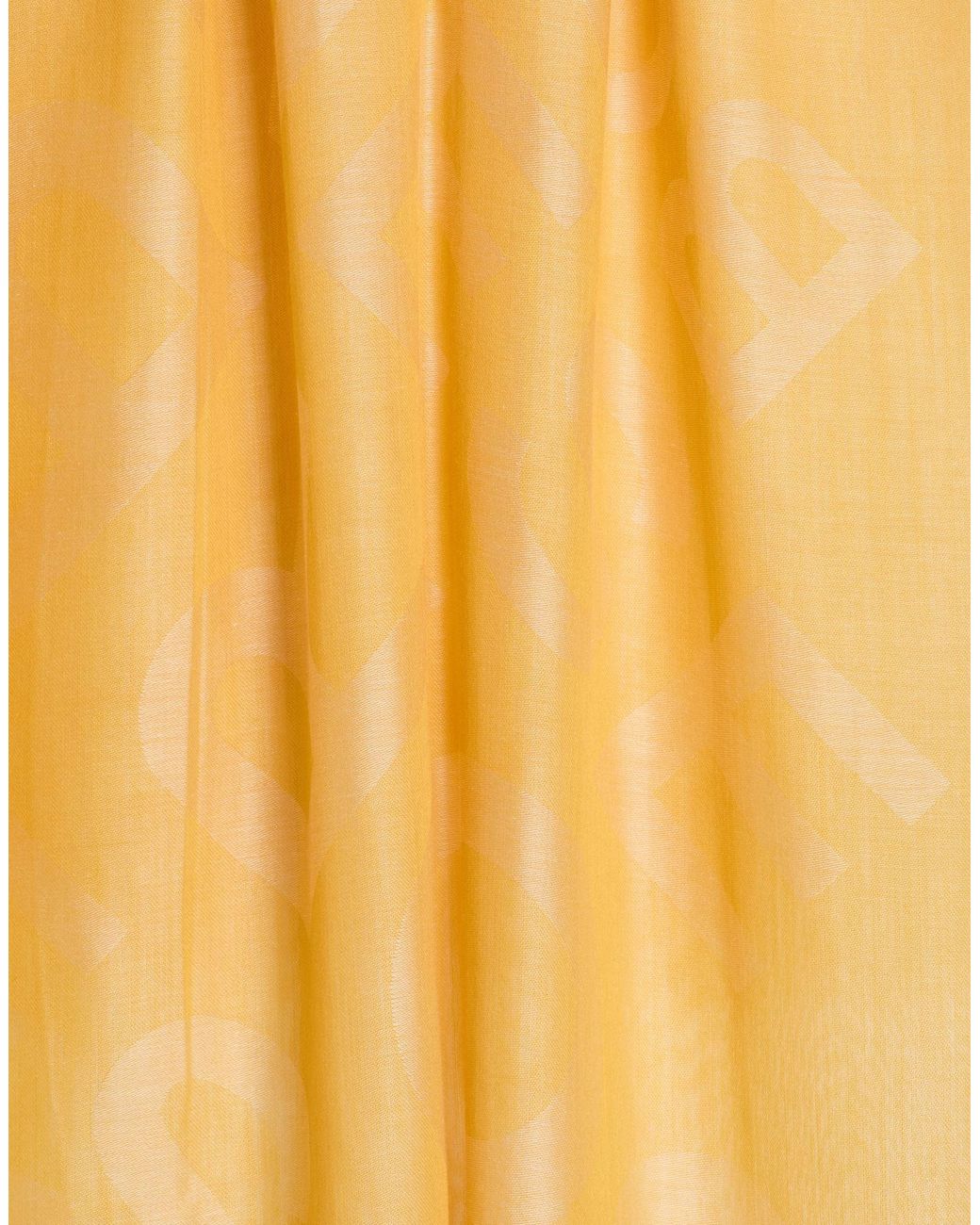 Borbonese Yellow Scarf