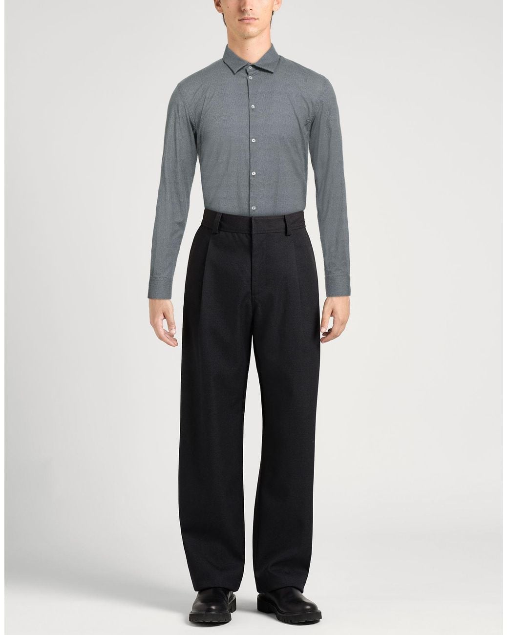 GAUDI Blue Shirt Cotton, Elastane for men