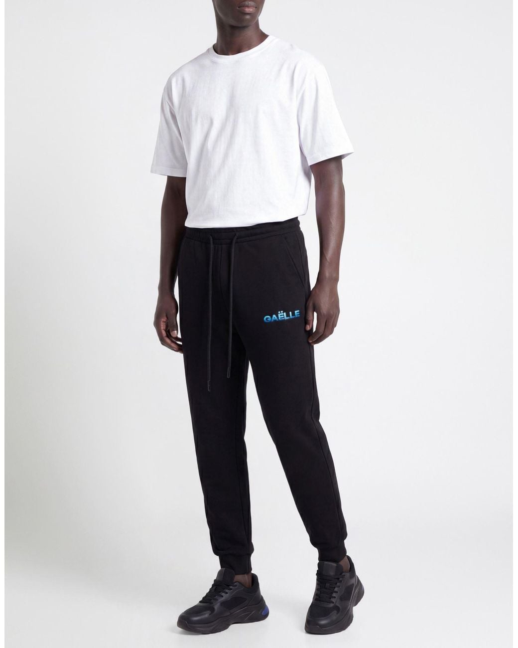 Gaelle Paris Black Trouser for men