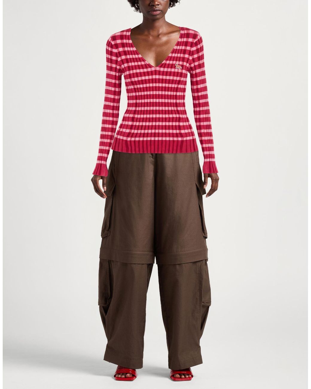 Pullover Maison Kitsuné de color Red