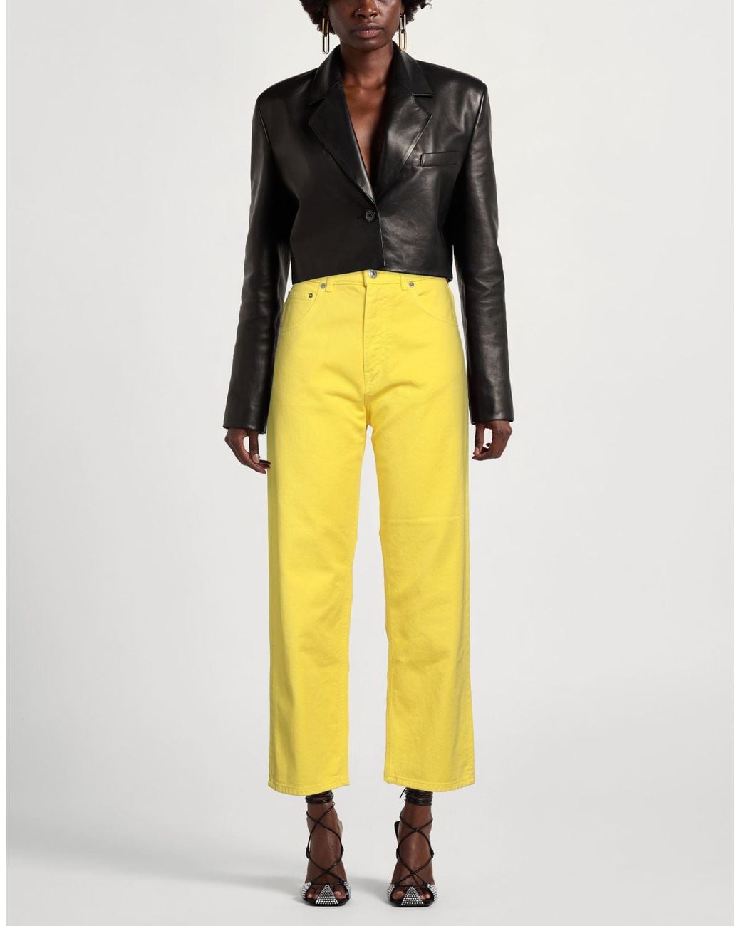 Pantalon Grifoni en coloris Yellow