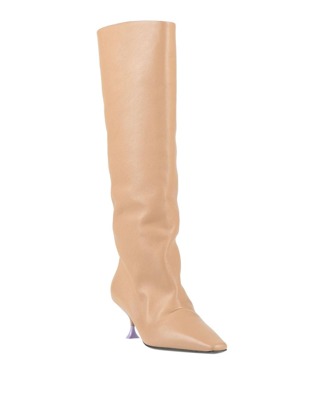3Juin White Sand Boot Leather