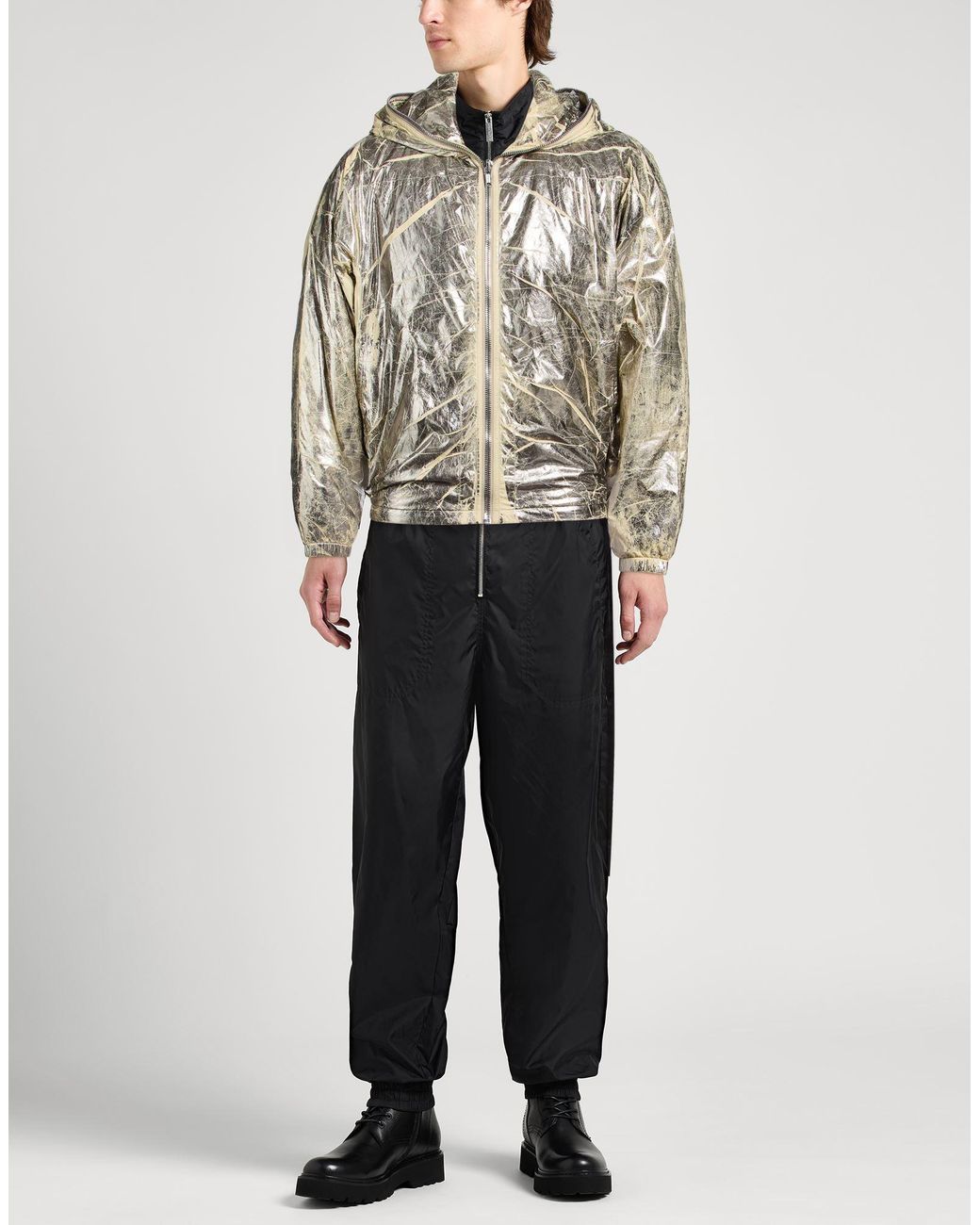 Rick Owens White Jacket Polyamide for men