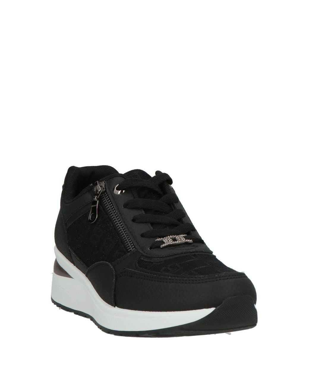 Laura Biagiotti Black Sneakers Synthetic Material, Textile Fibers