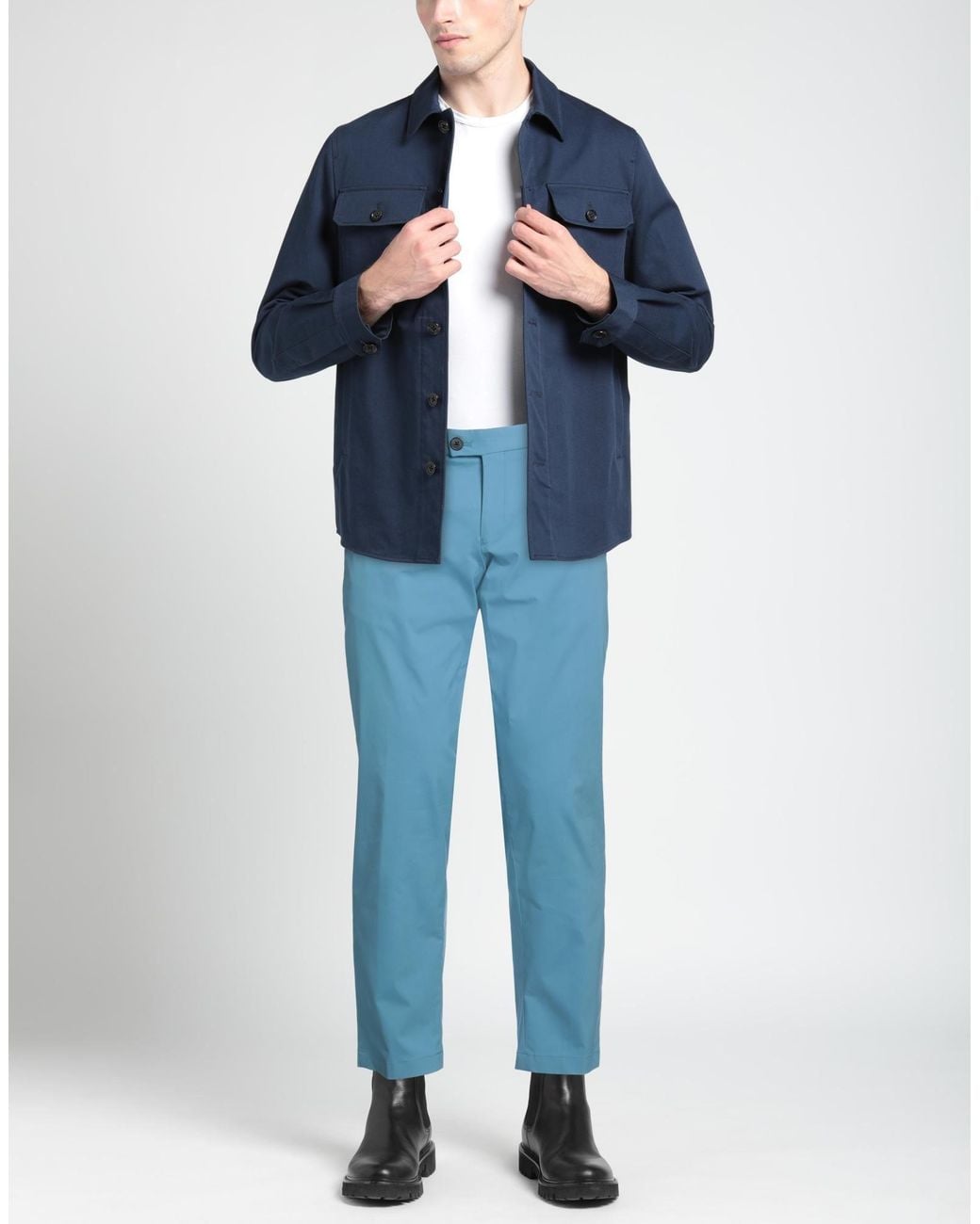 Hiltl Blue Trouser for men
