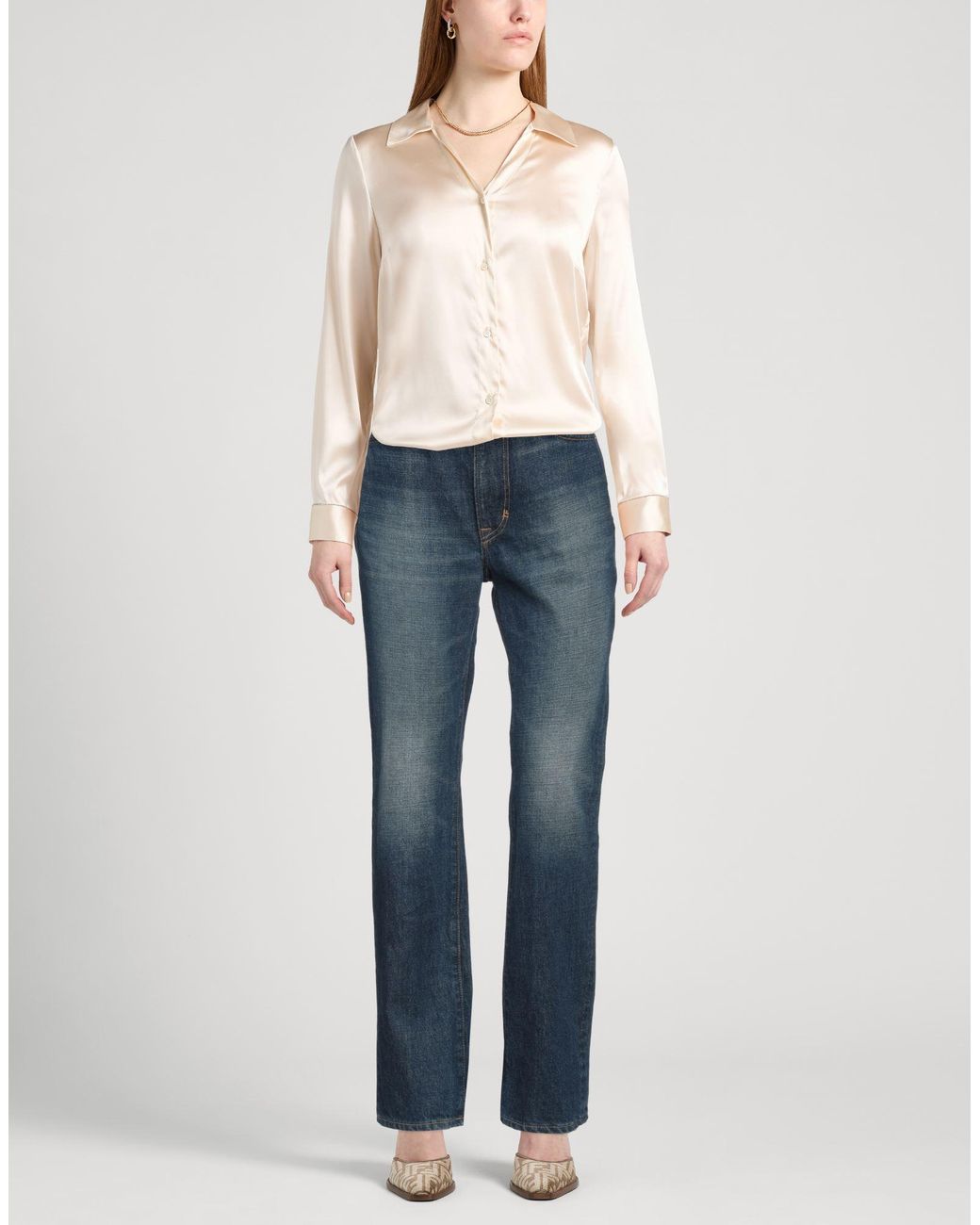 Tom Ford Blue Jeans Cotton, Polyester, Polyurethane