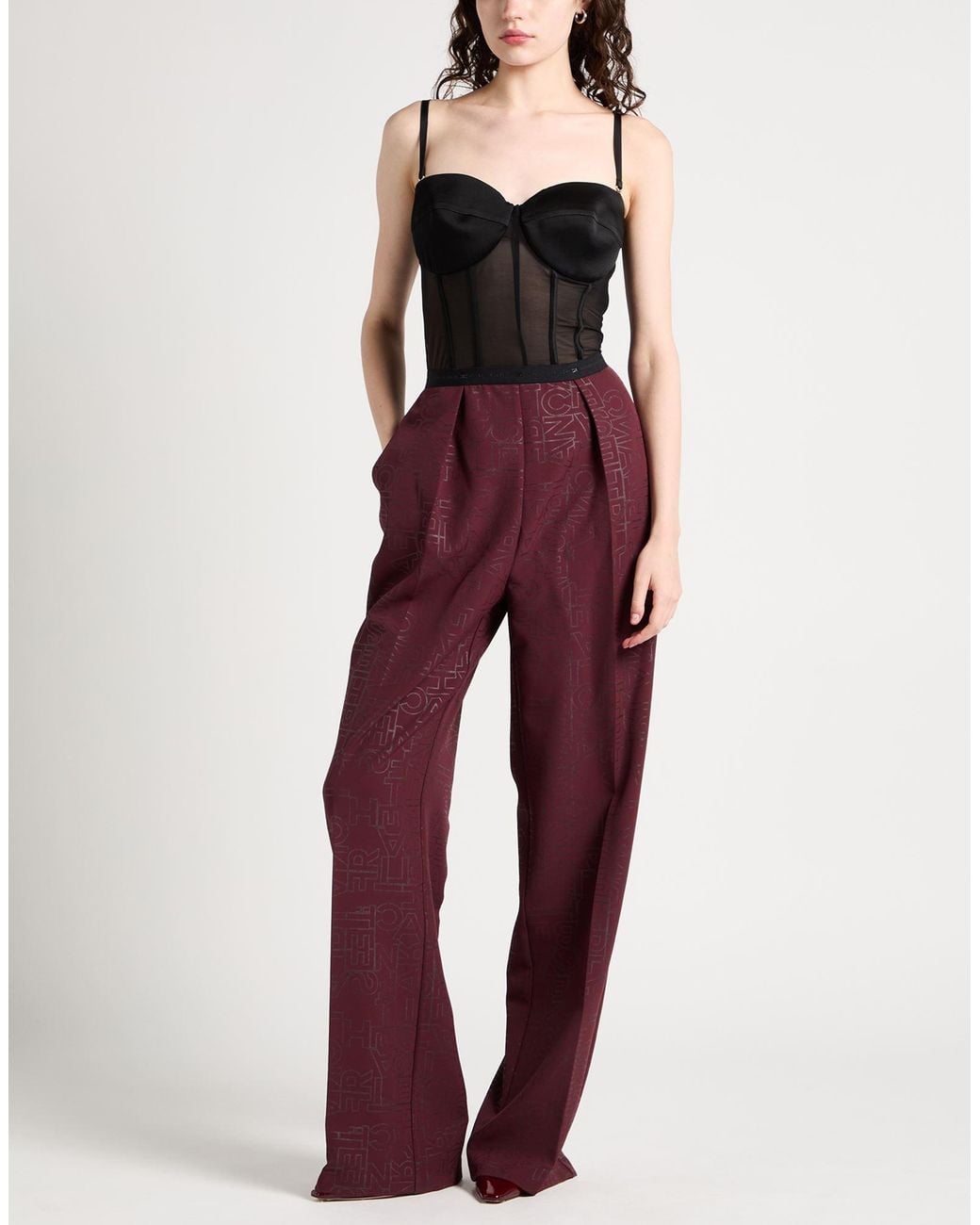 Elisabetta Franchi Purple Jumpsuit