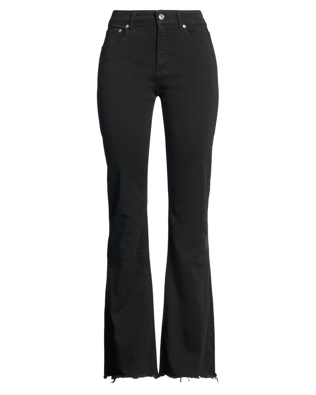 Department 5 Black Pants Cotton, Rubber