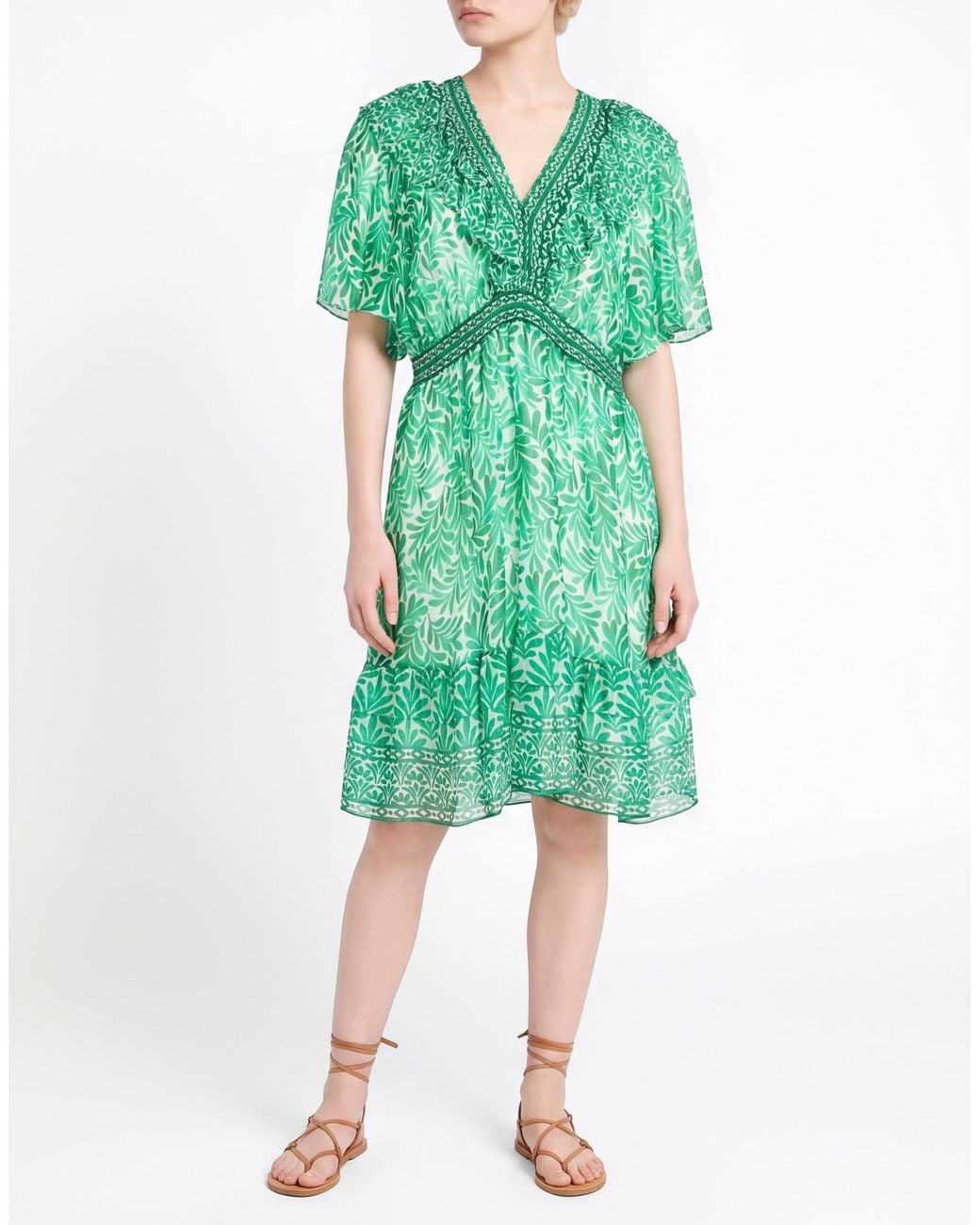 Hale Bob Green Mini Dress