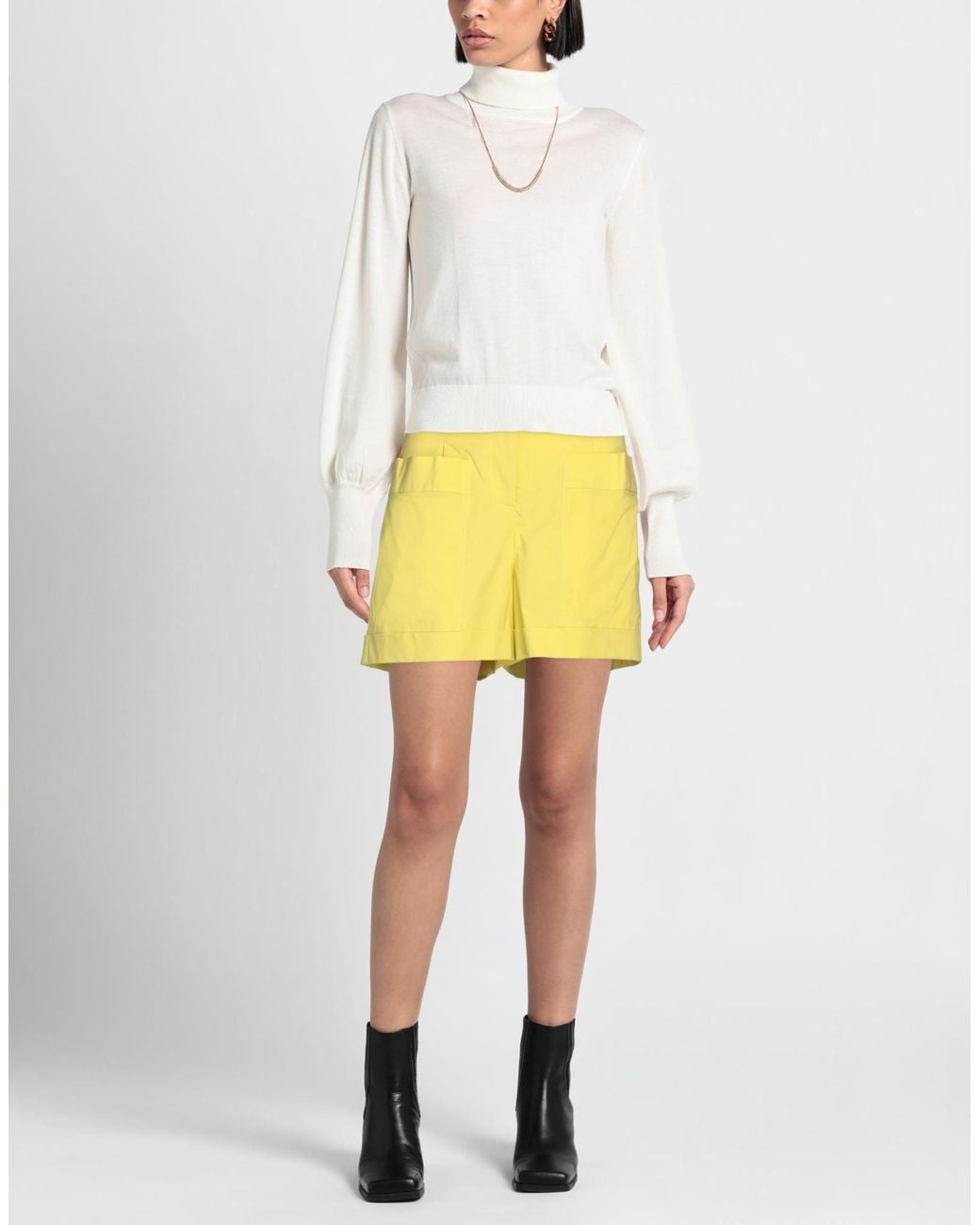 Liu Jo Yellow Shorts & Bermuda Shorts