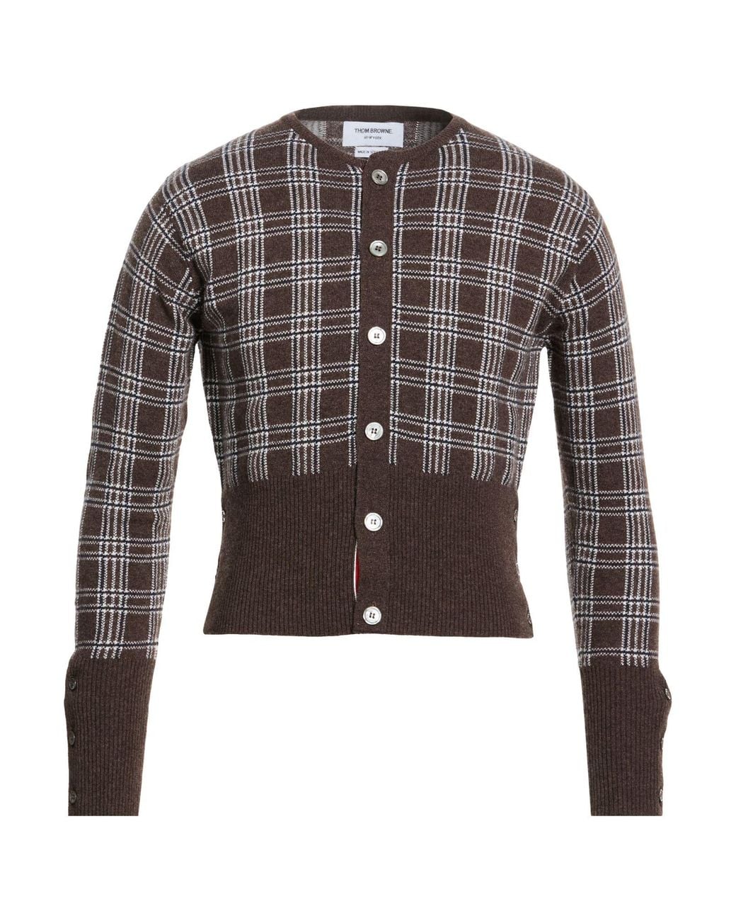 Thom Browne Brown Cardigan Cashmere for men