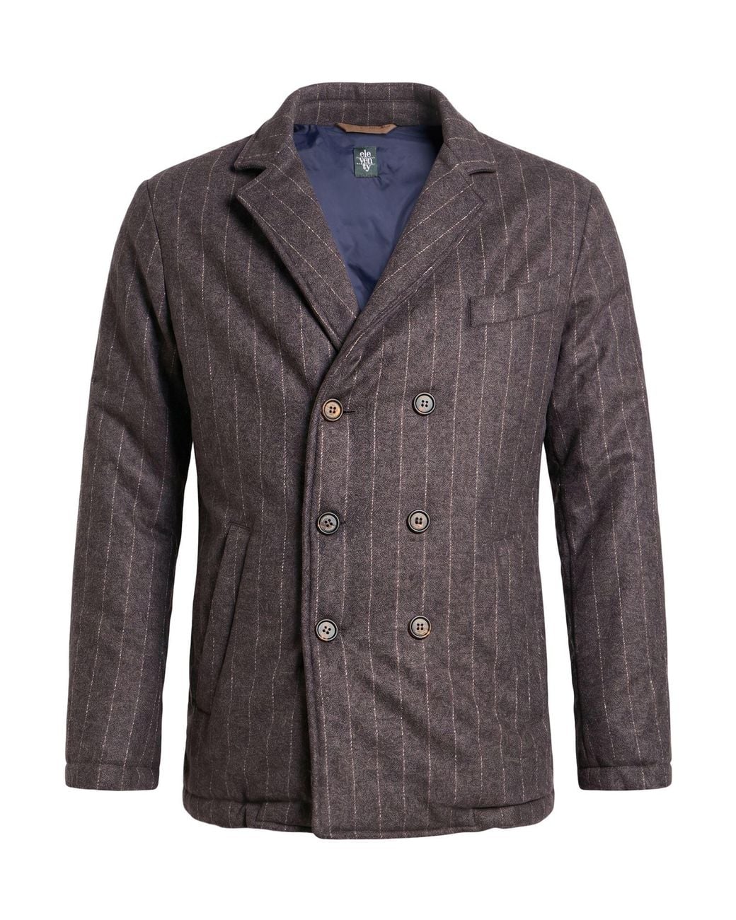 Eleventy Blue Blazer Wool, Polyamide, Elastane for men