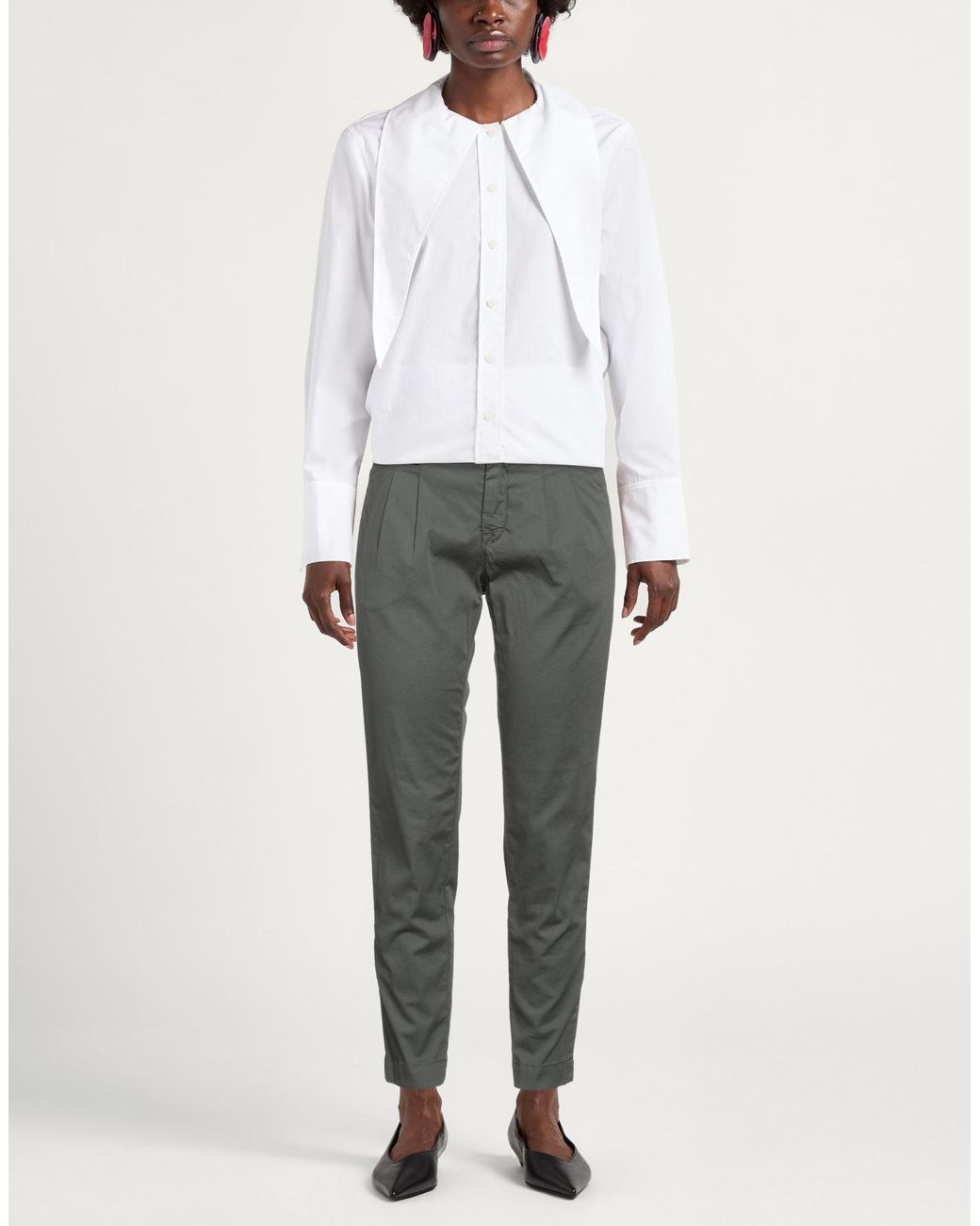 Jacob Cohen Gray Dark Pants Cotton, Elastane