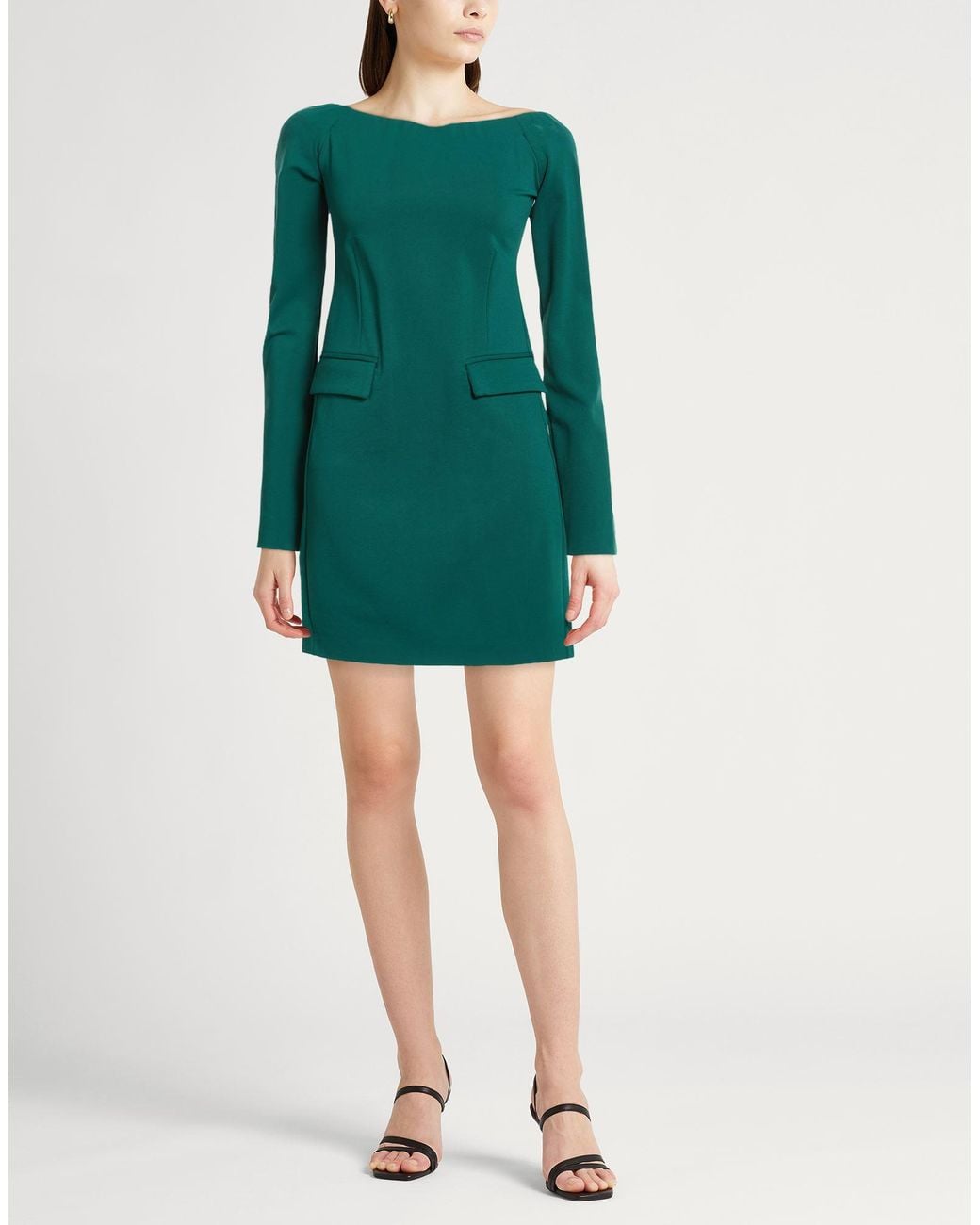 Semicouture Green Mini Dresses
