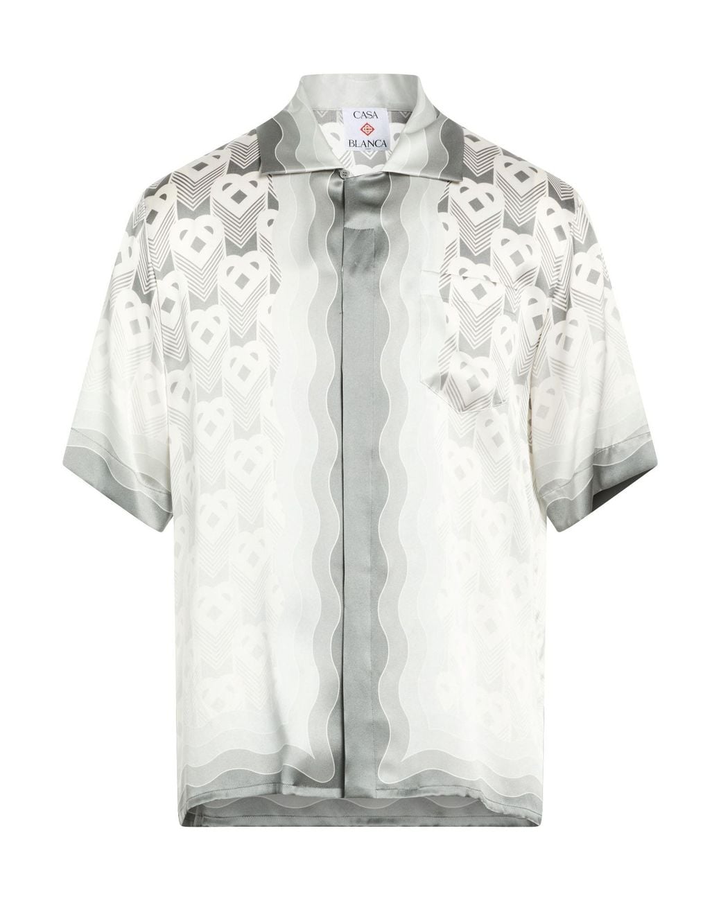 Casablanca White Shirt Silk for men