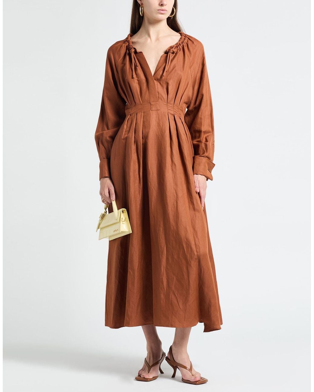 Max Mara Brown Maxi Dresses