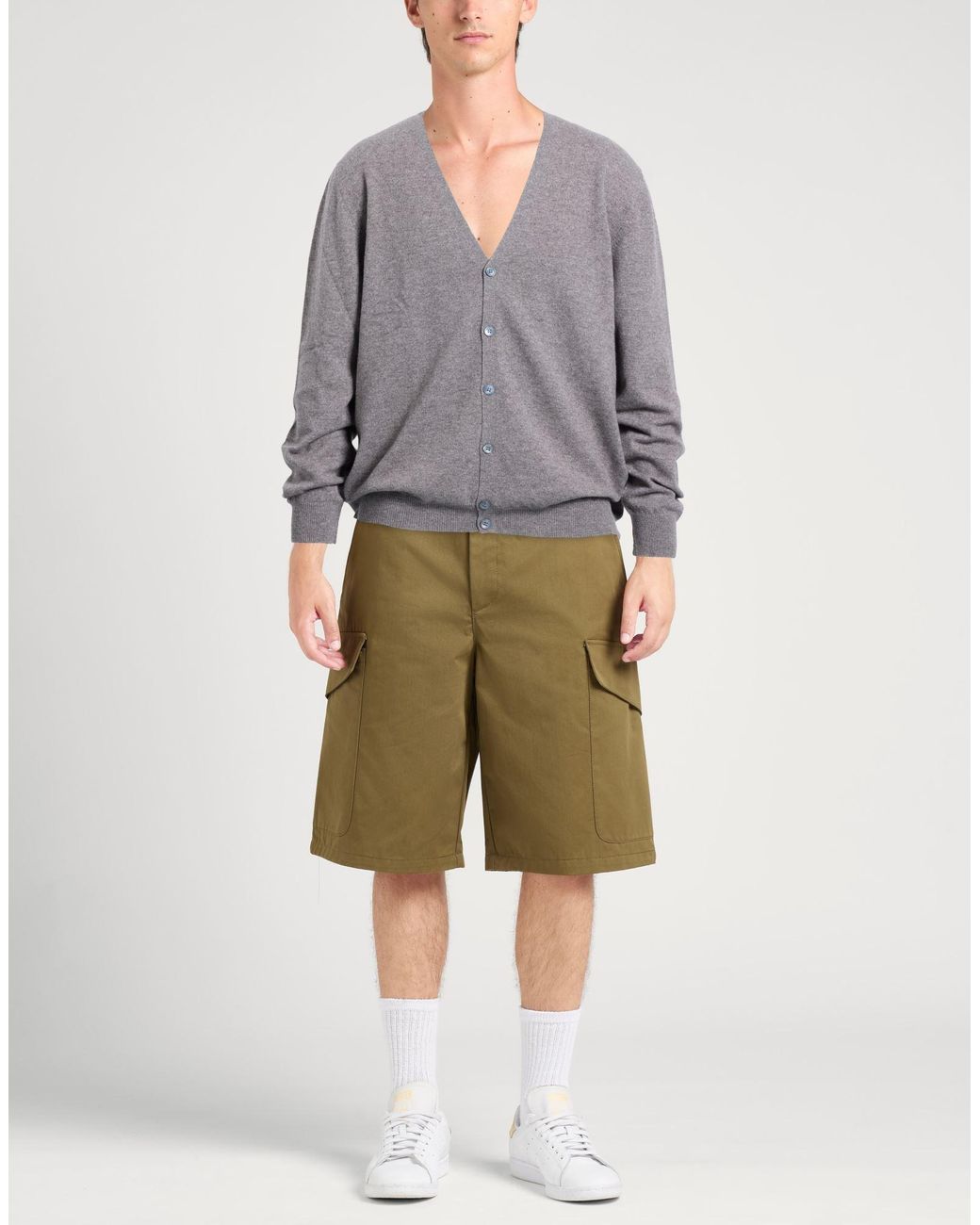 Gran Sasso Gray Cardigan for men