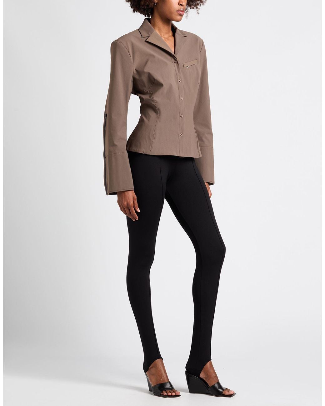 Jacquemus Brown Jacket Polyamide, Cotton, Elastane