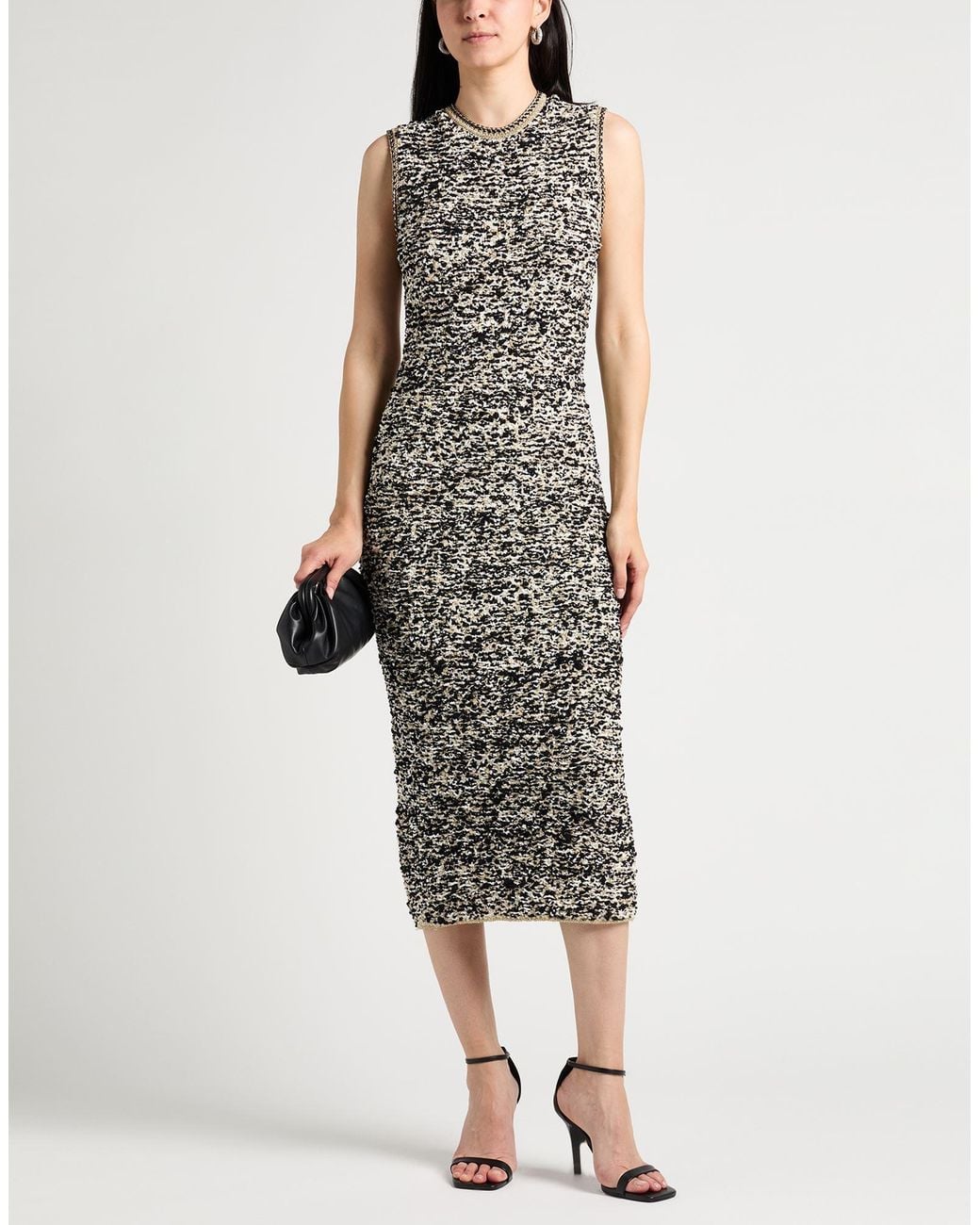Fabiana Filippi Black Midi Dress