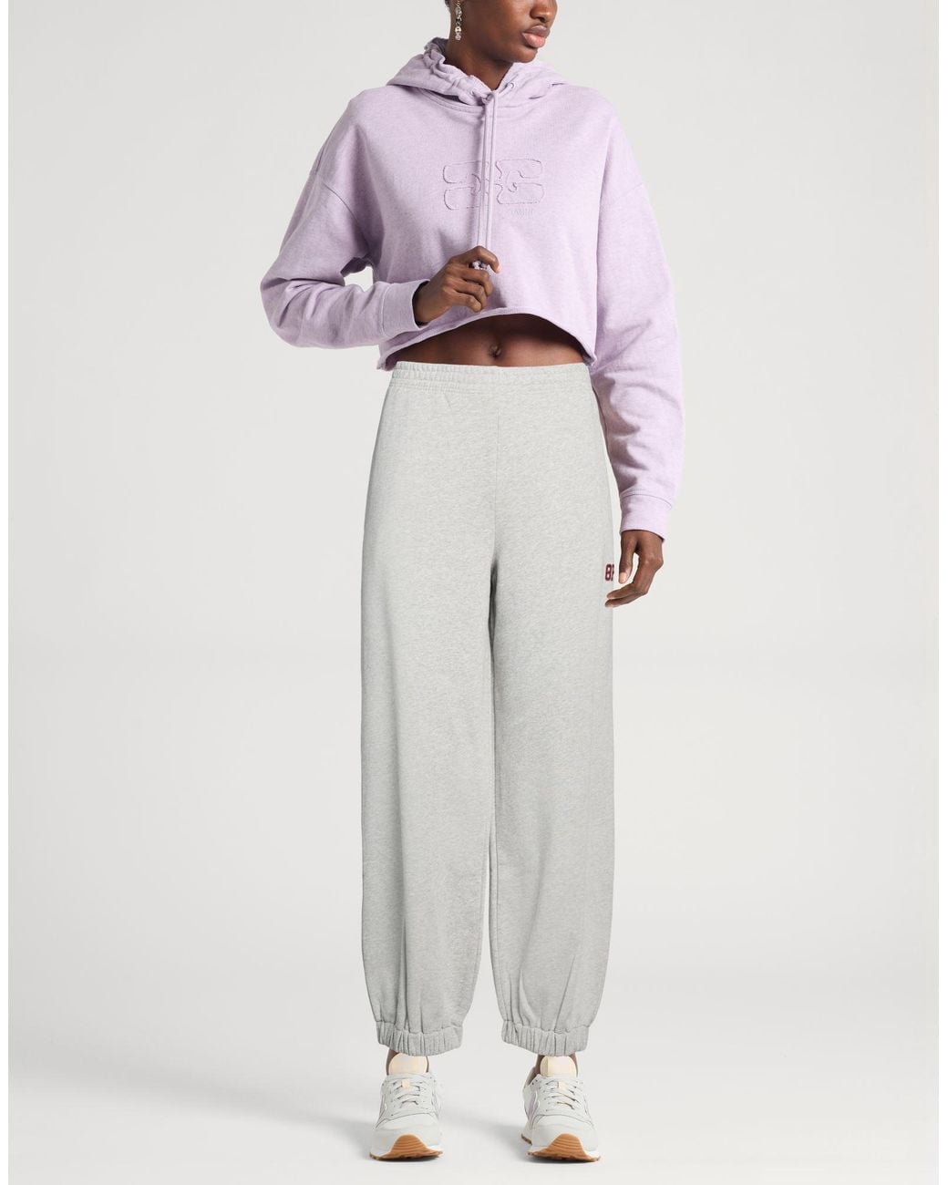 8pm Gray Light Pants Cotton