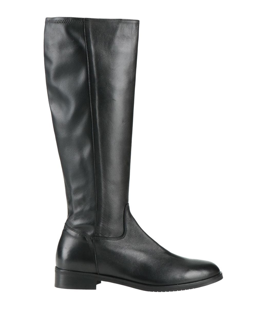 The Seller Black Boot Leather