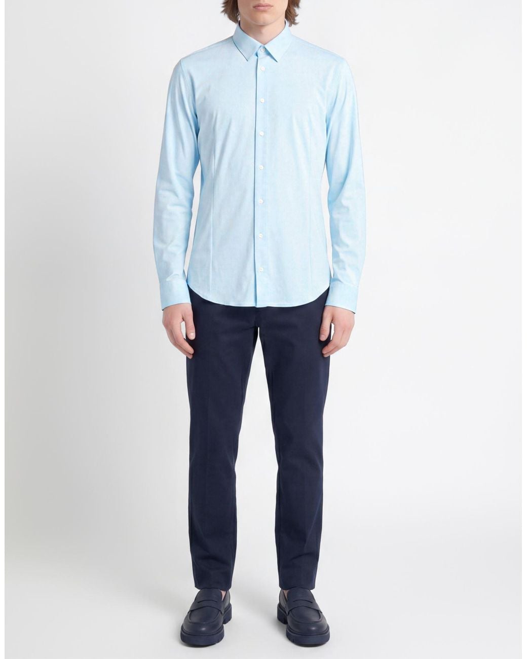 Patrizia Pepe Blue Shirts for men