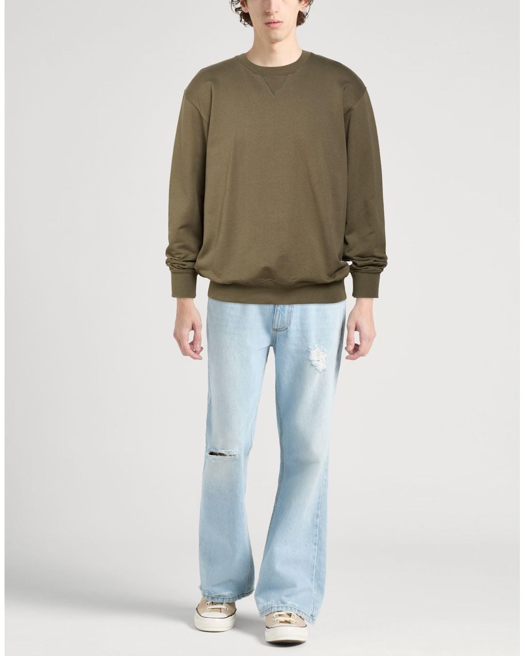 Norse Projects Green Military Sweatshirt Cotton for men