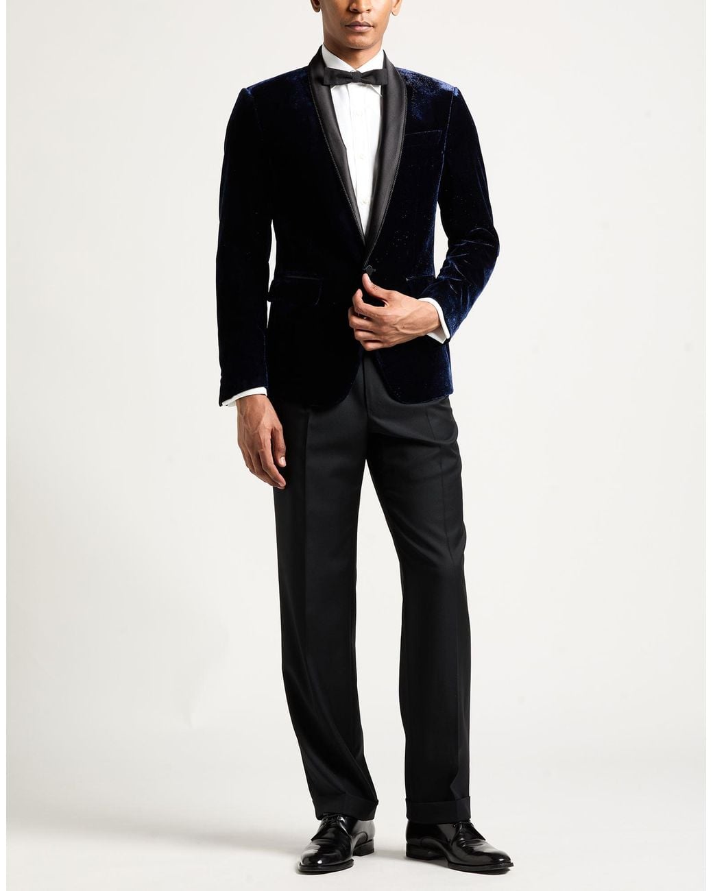DSquared² Black Blazer Viscose, Polyester for men