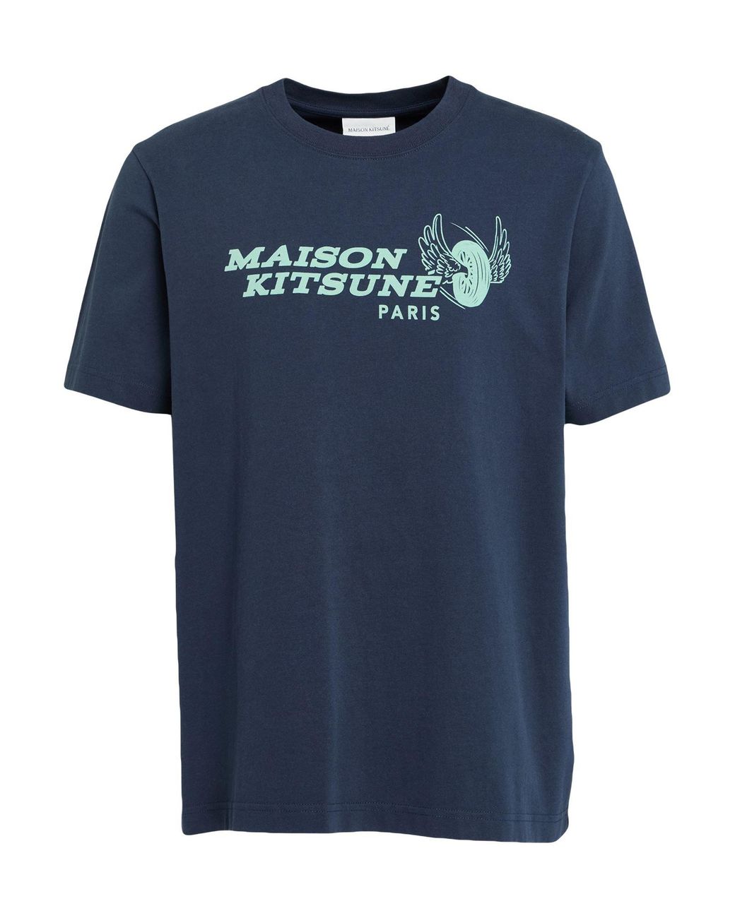 Maison Kitsuné Blue T-Shirt Cotton for men