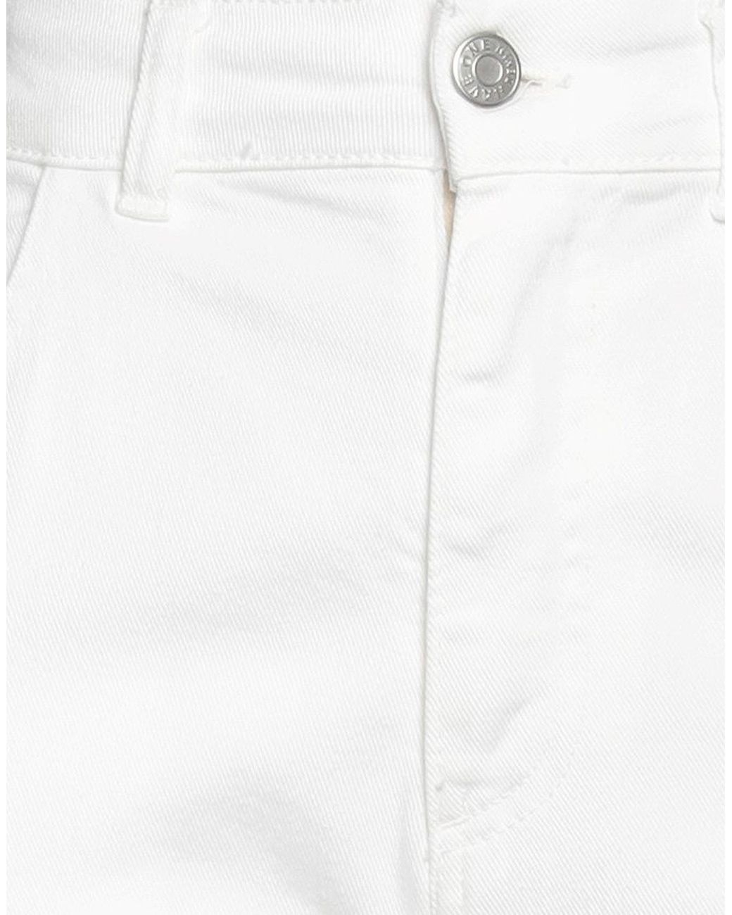 Haveone White Pants Cotton, Elastane