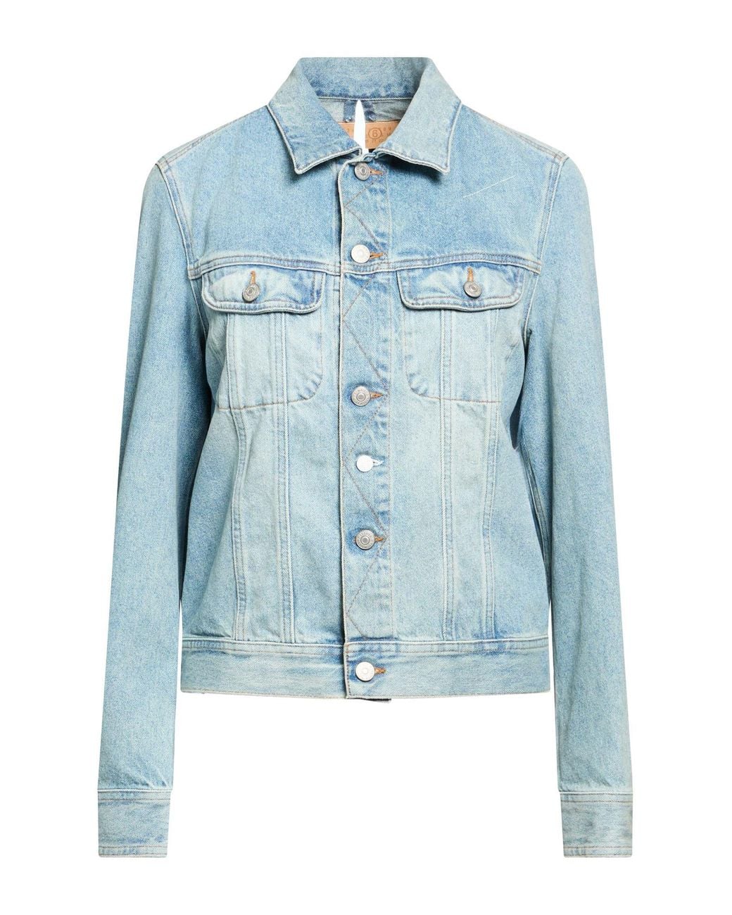 MM6 by Maison Margiela Blue Denim Outerwear Cotton