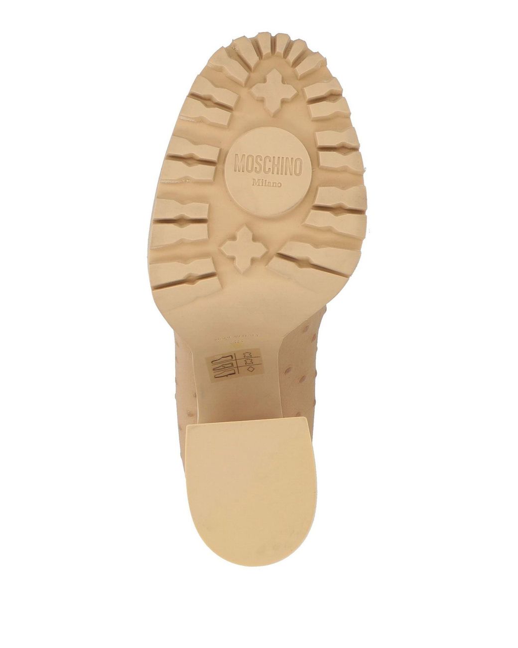 Moschino Natural Pumps Leather